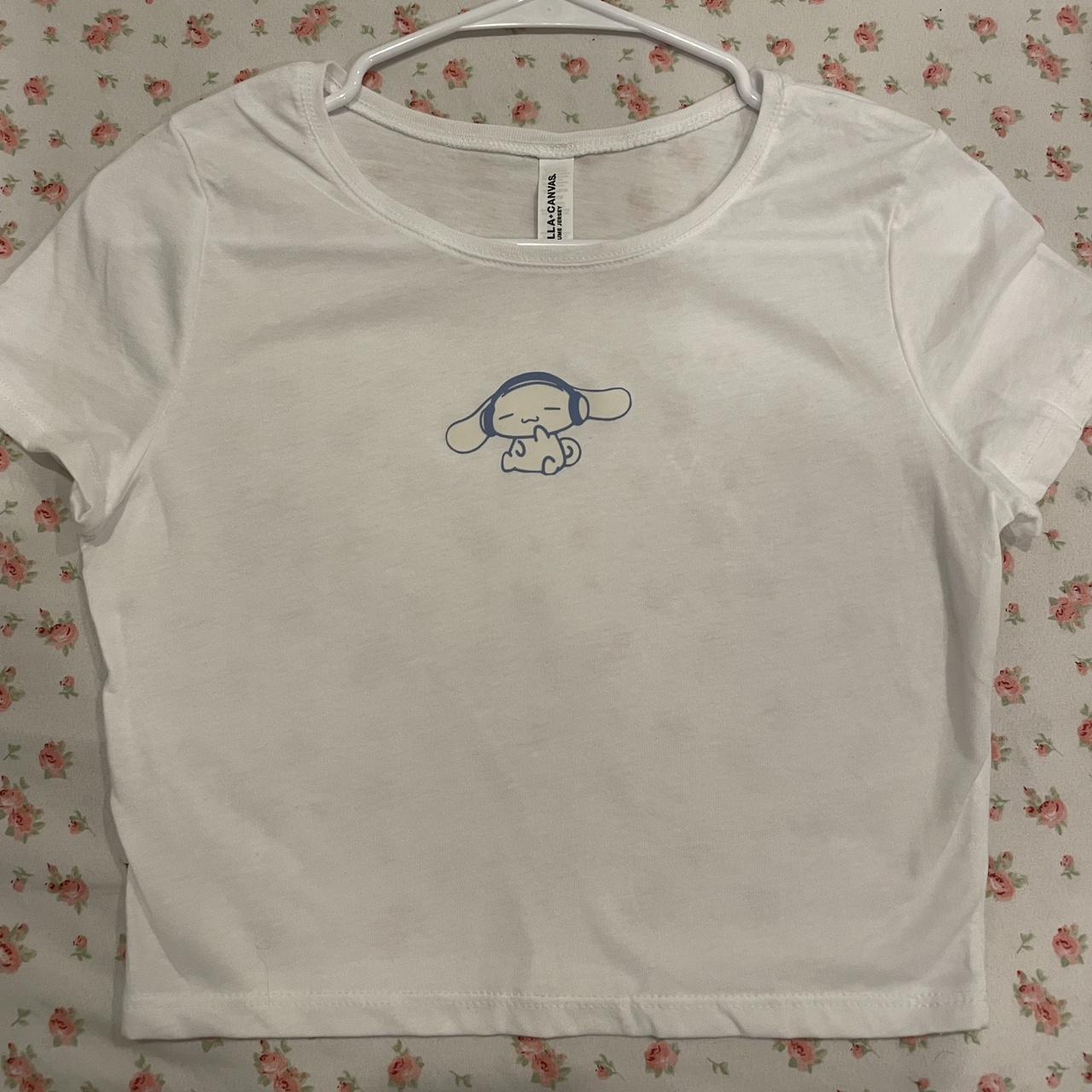 cinnamoroll shirt handmade sanrio cinnamoroll baby... - Depop