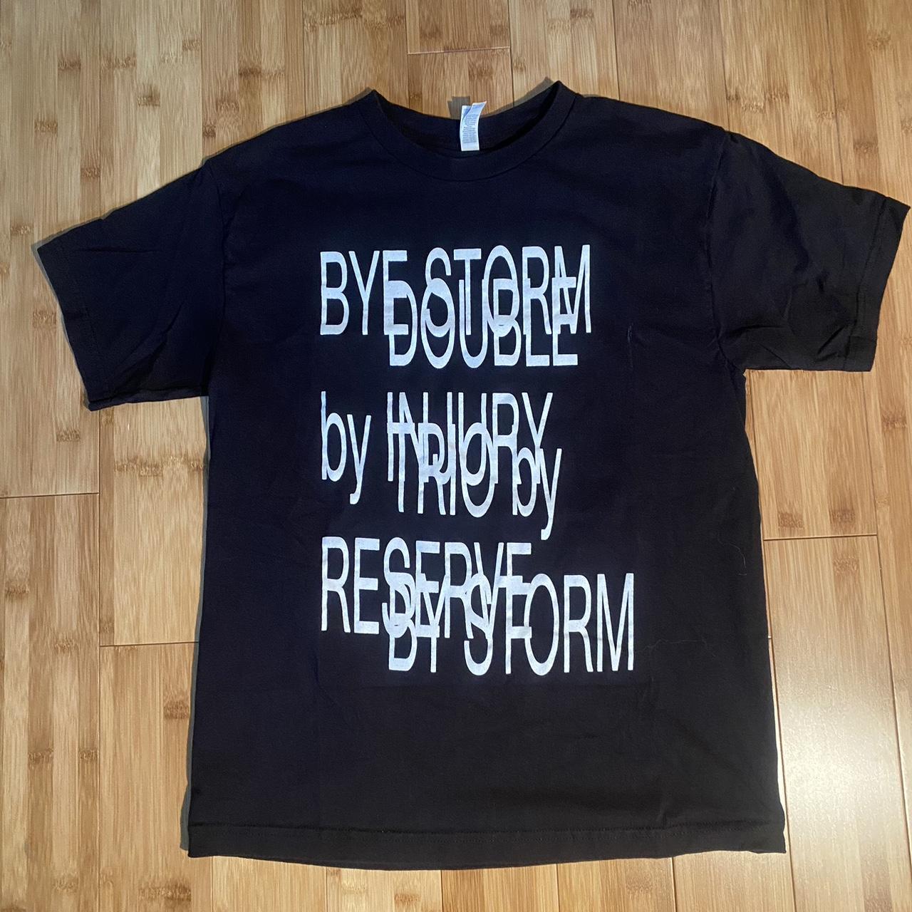 Bye Storm by Injury Reserve concert tee tagged... - Depop