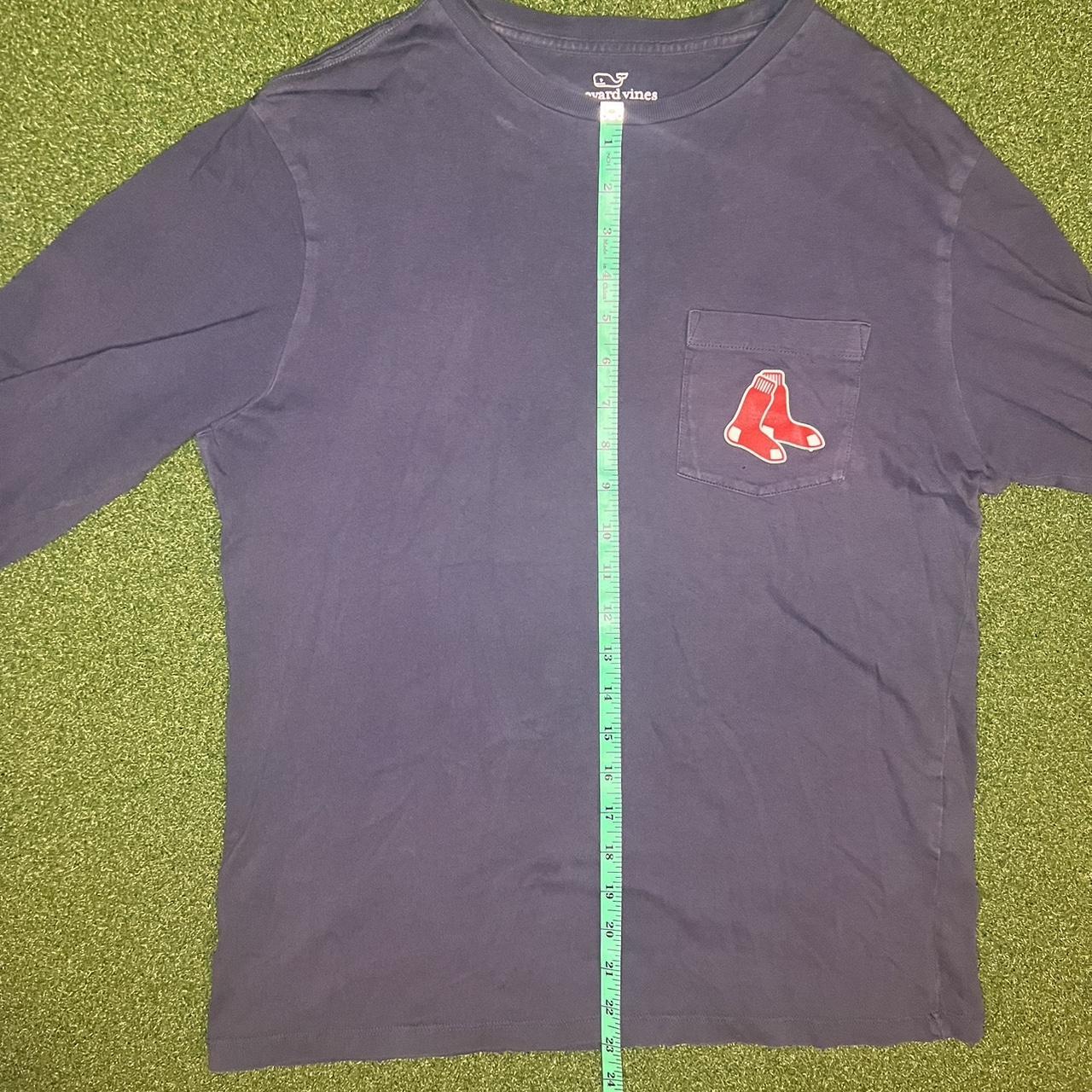 VINEYARD VINES Size S Boston Red Sox Spinnaker Rugby - Depop