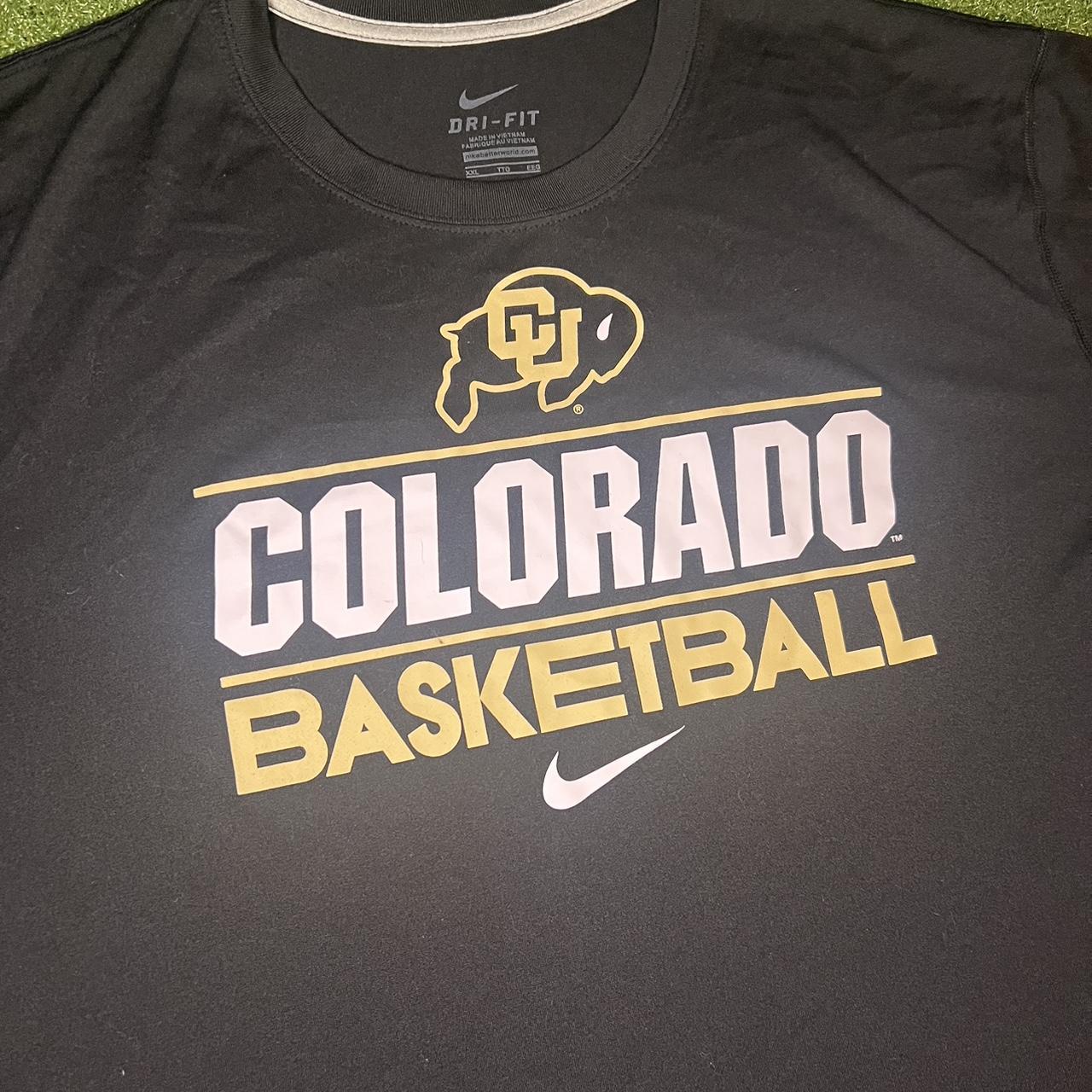 University Of Colorado Buffaloes Basketball Nike Depop   P0 