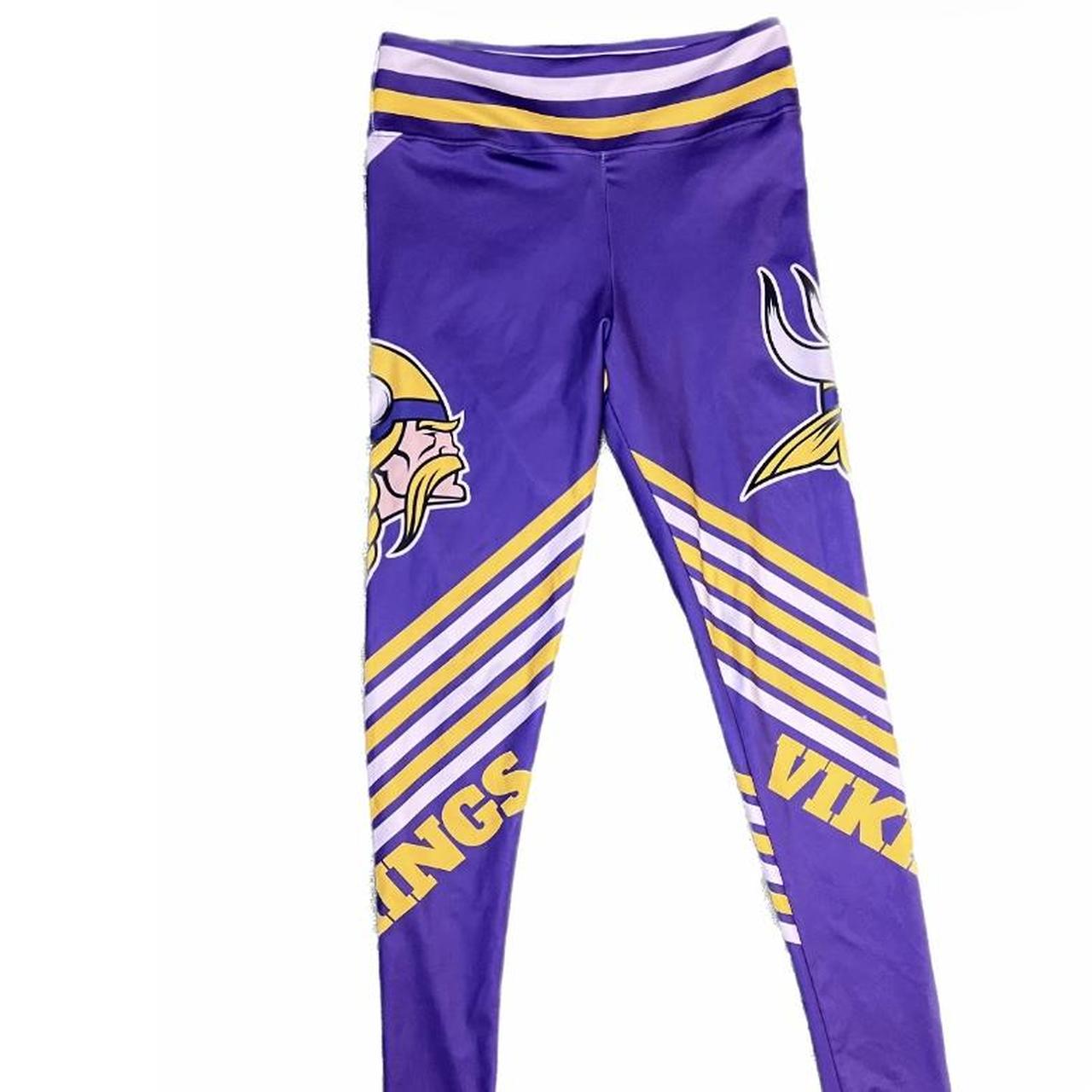 Minnesota Vikings Women's Marble Legging - Purple/Gold