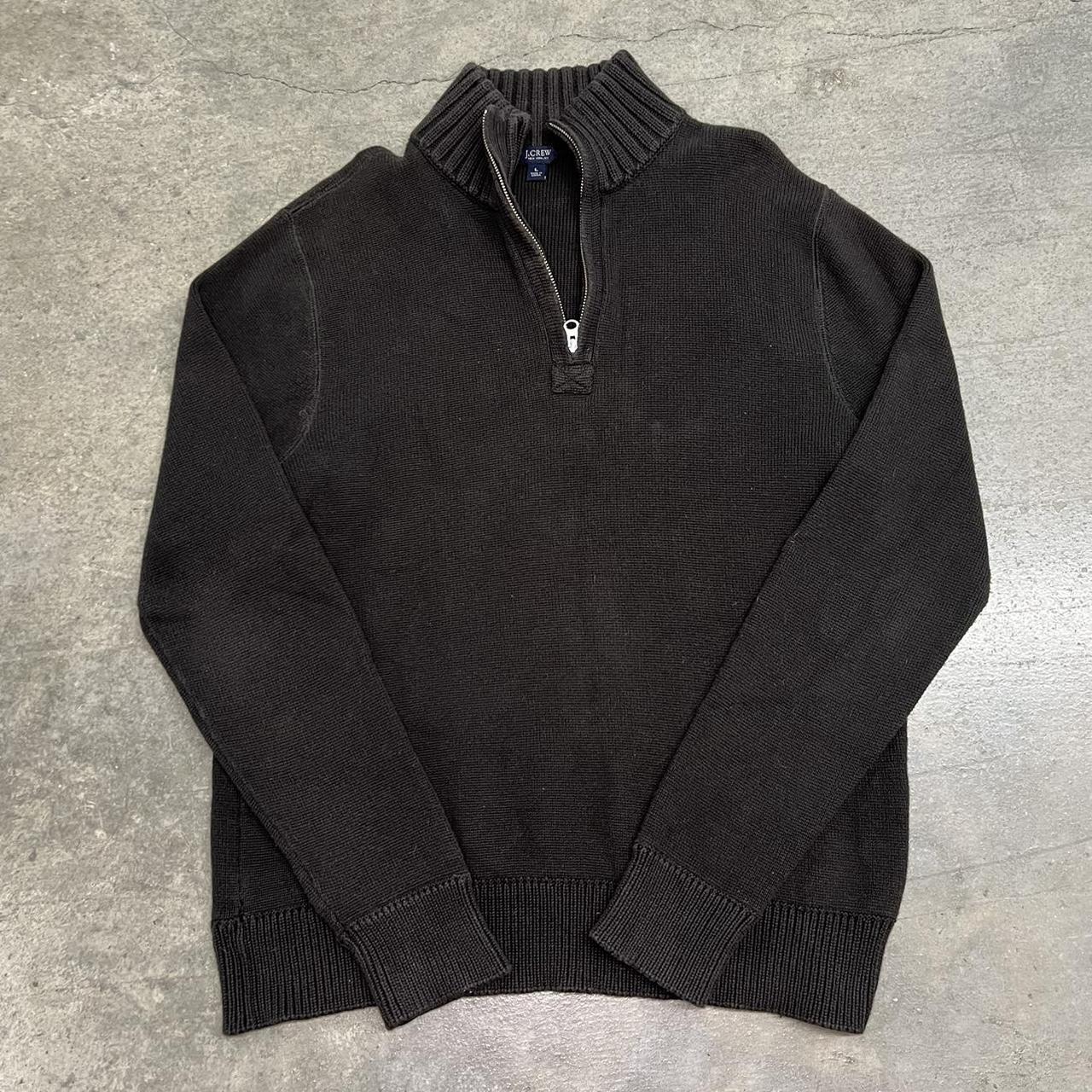 J crew men's hot sale quarter zip