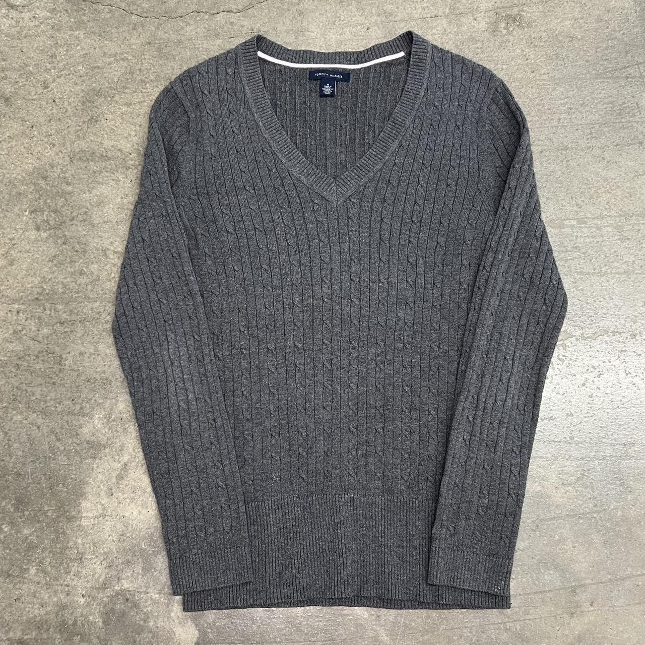 Tommy hilfiger womens outlet grey jumper