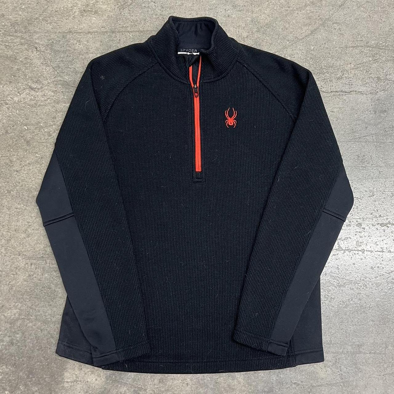 Spyder 1 4 Zip Pullover Sweater Heavyweight Size L
