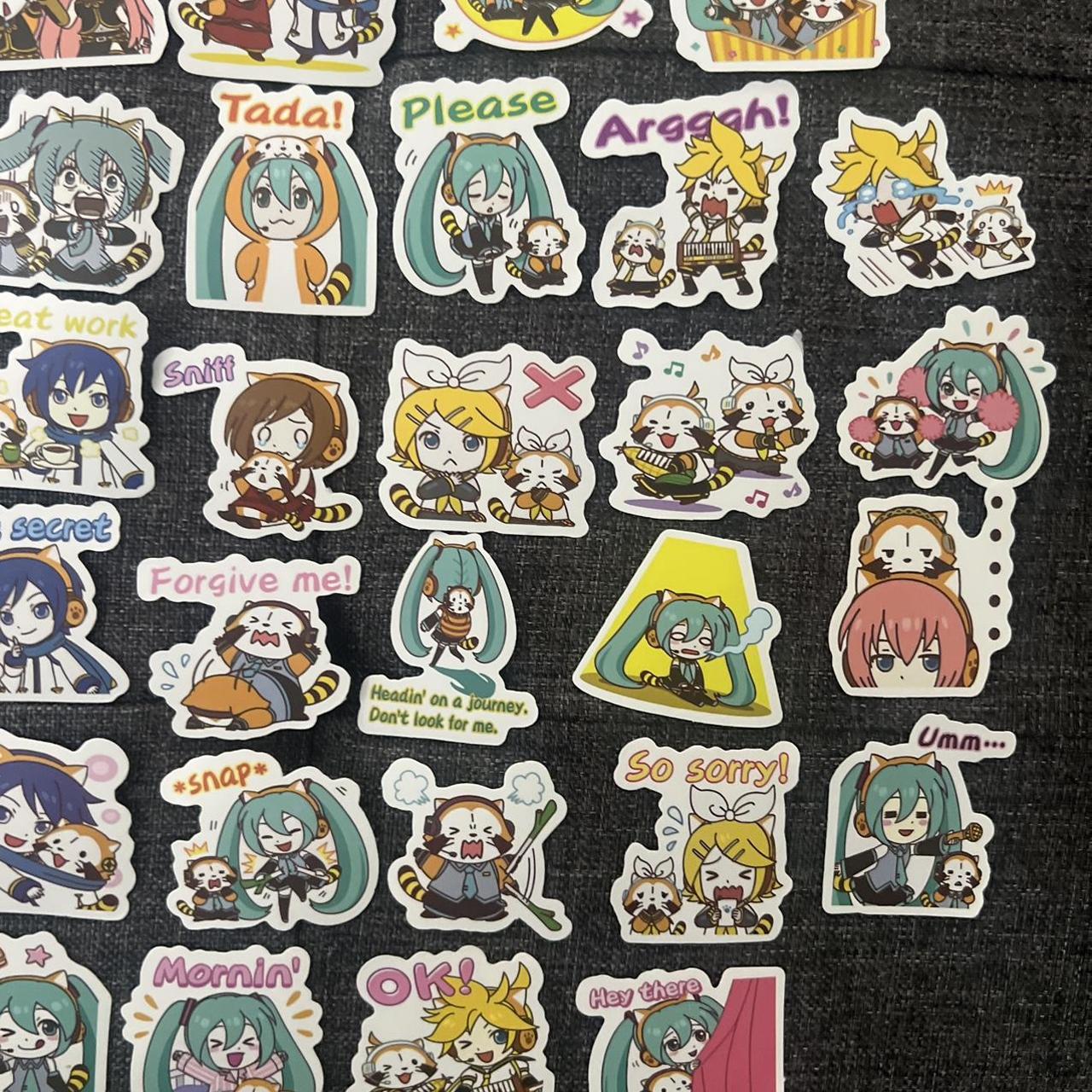 Hatsune Miku- Janpanese Anime Random Stickers - Depop