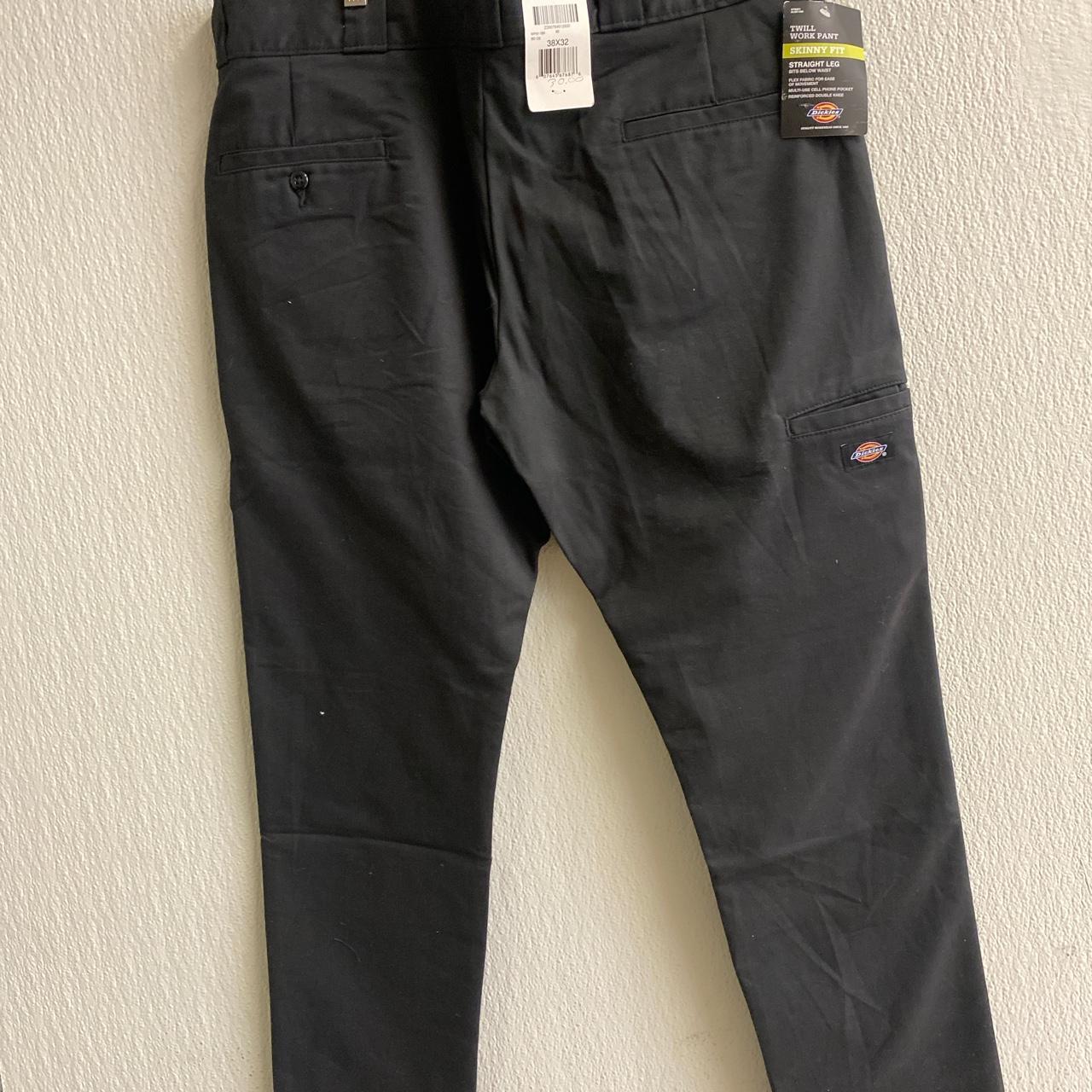 Dickies skinny fit straight leg work pants with flex - Depop