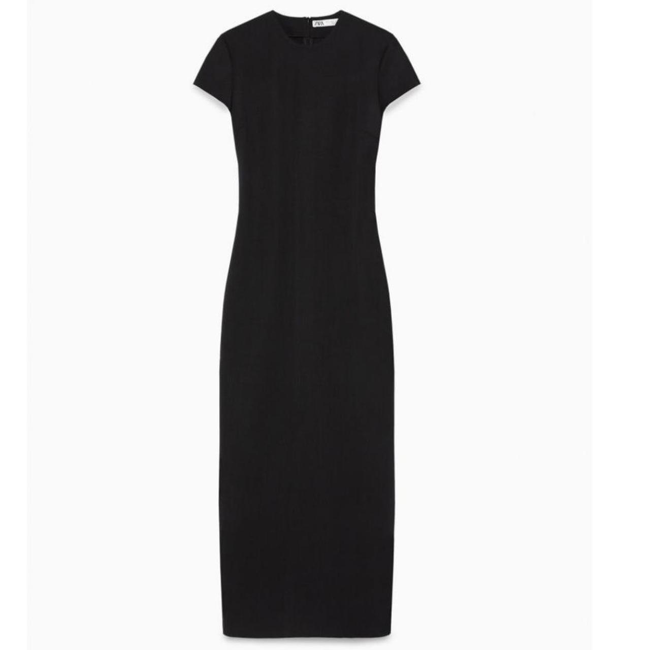 Zara Women's Black Dress Depop