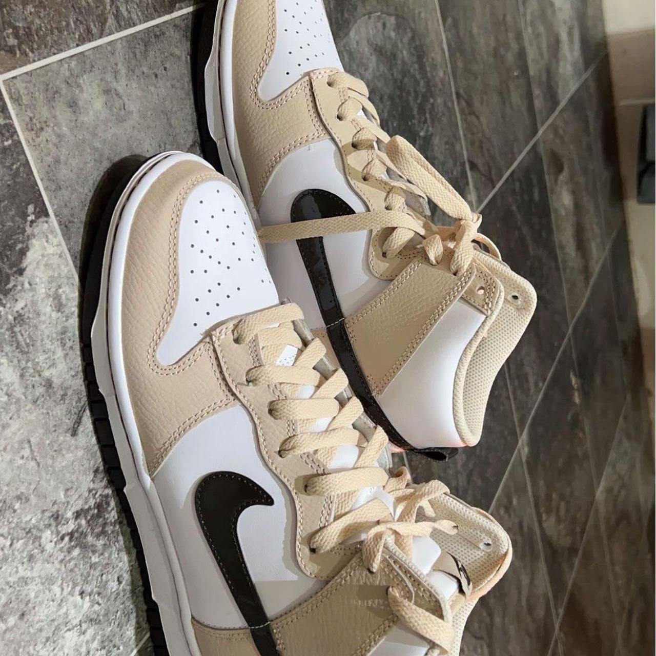 Womens Nike dunks cream and white Brand new with... - Depop