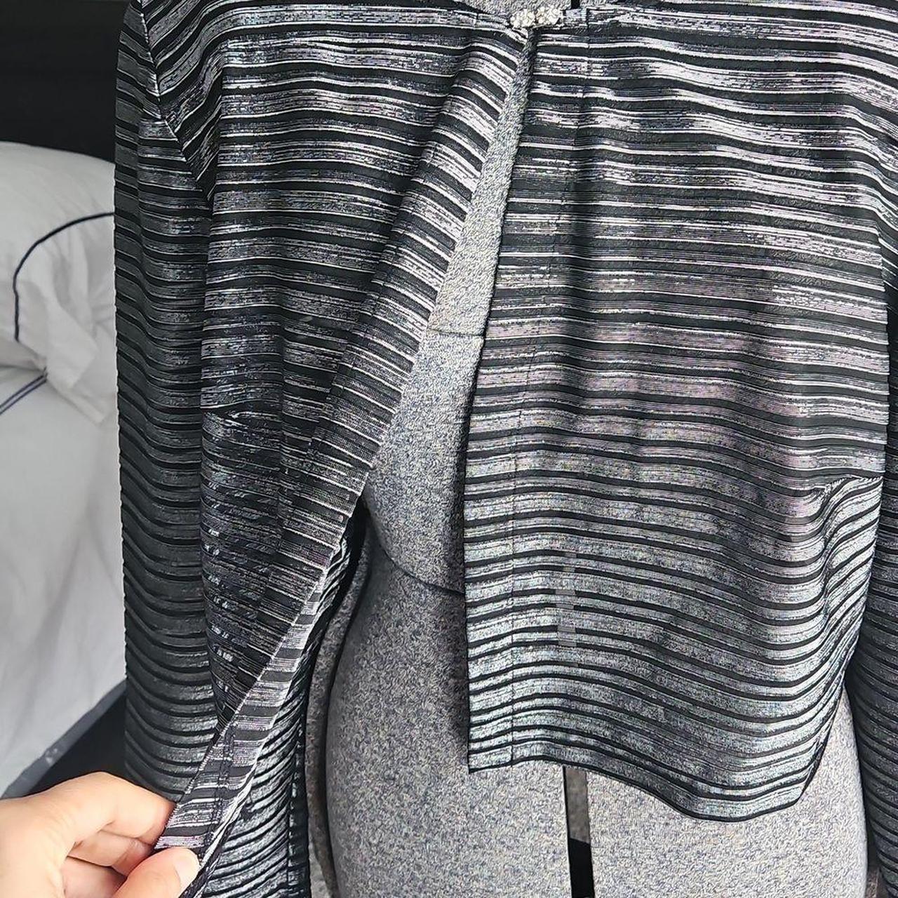 Source Unknown Women's Party Jacket - Silver/Blac… - image 8