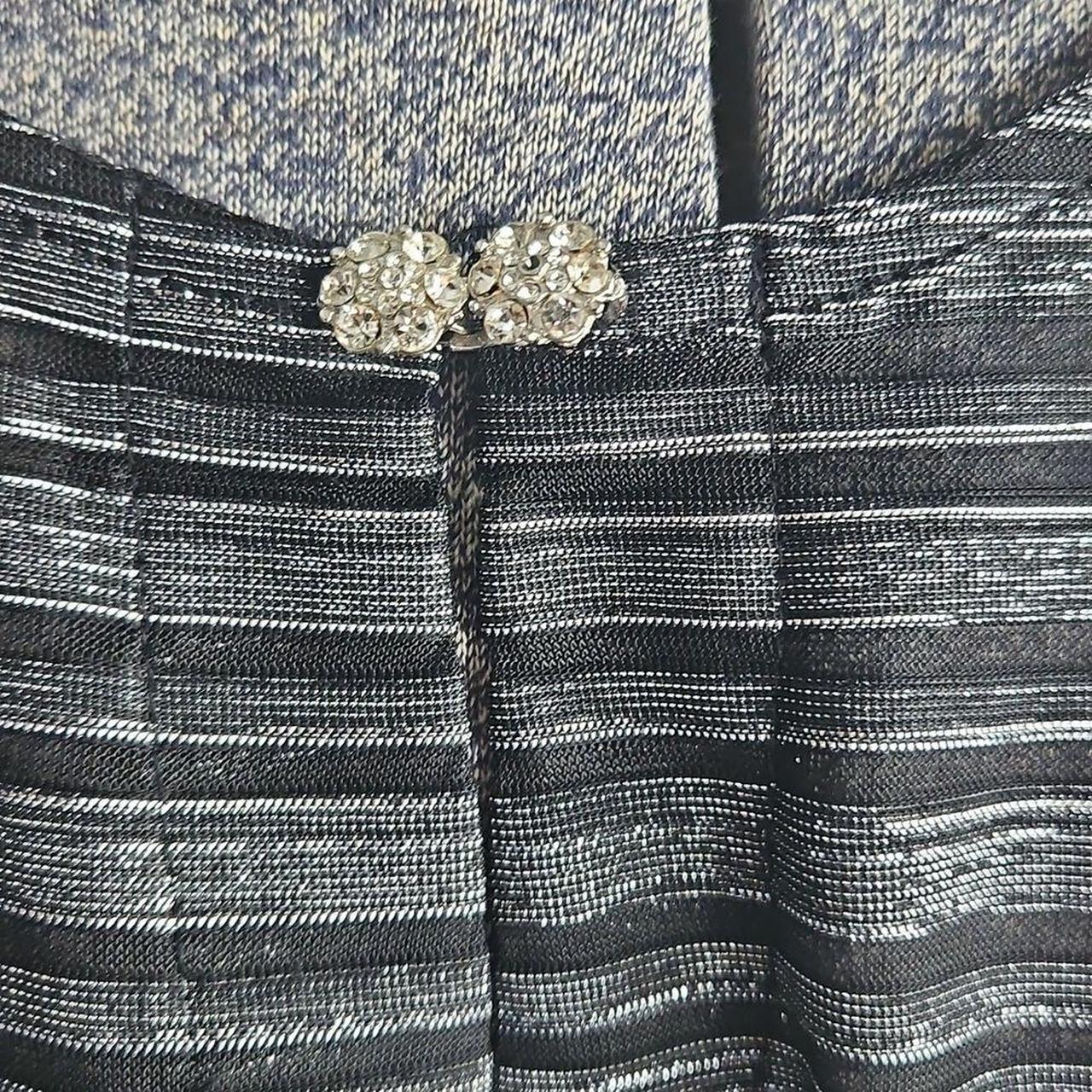 Source Unknown Women's Party Jacket - Silver/Blac… - image 2