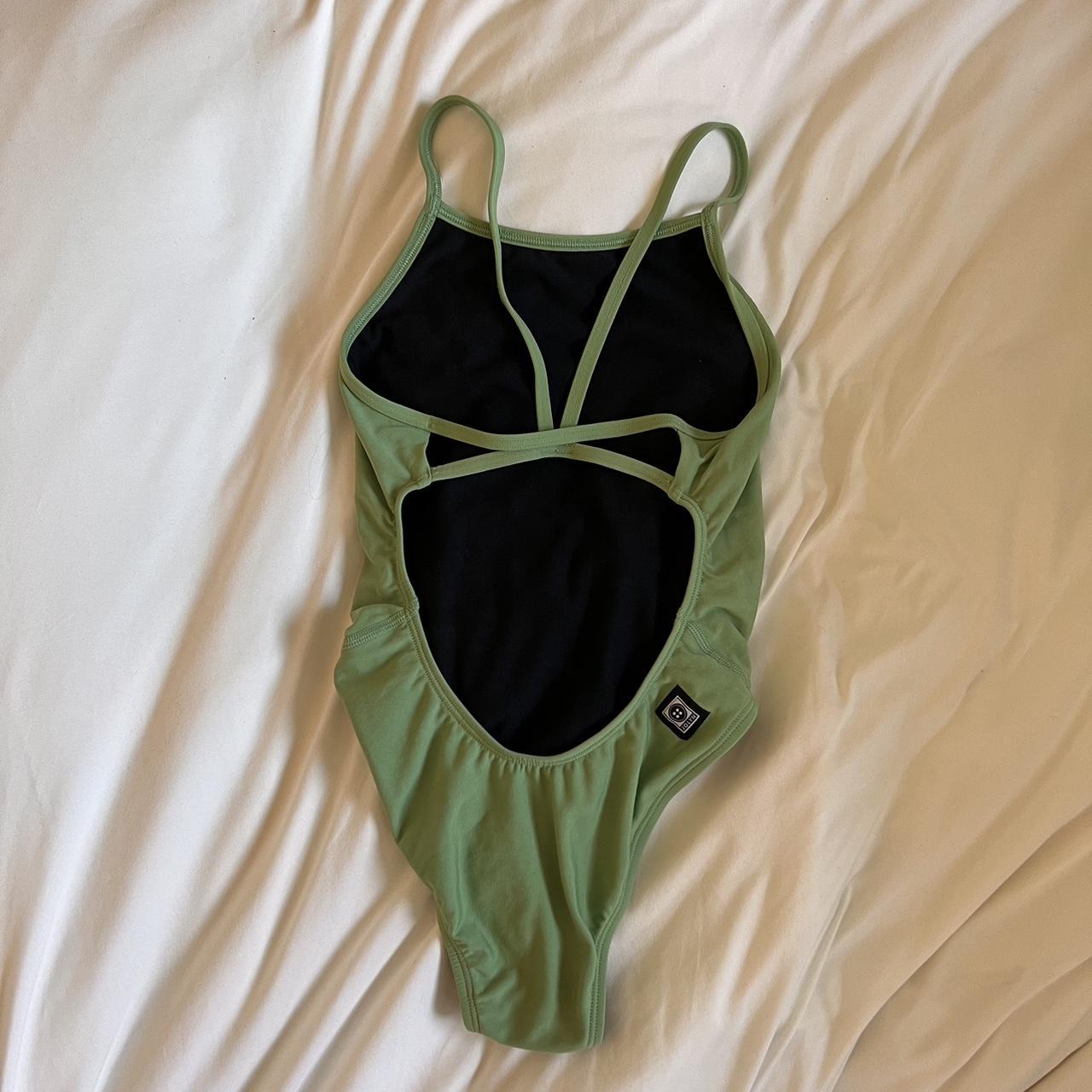 Size 26 green jolyn swimsuit Only worn a few times Depop