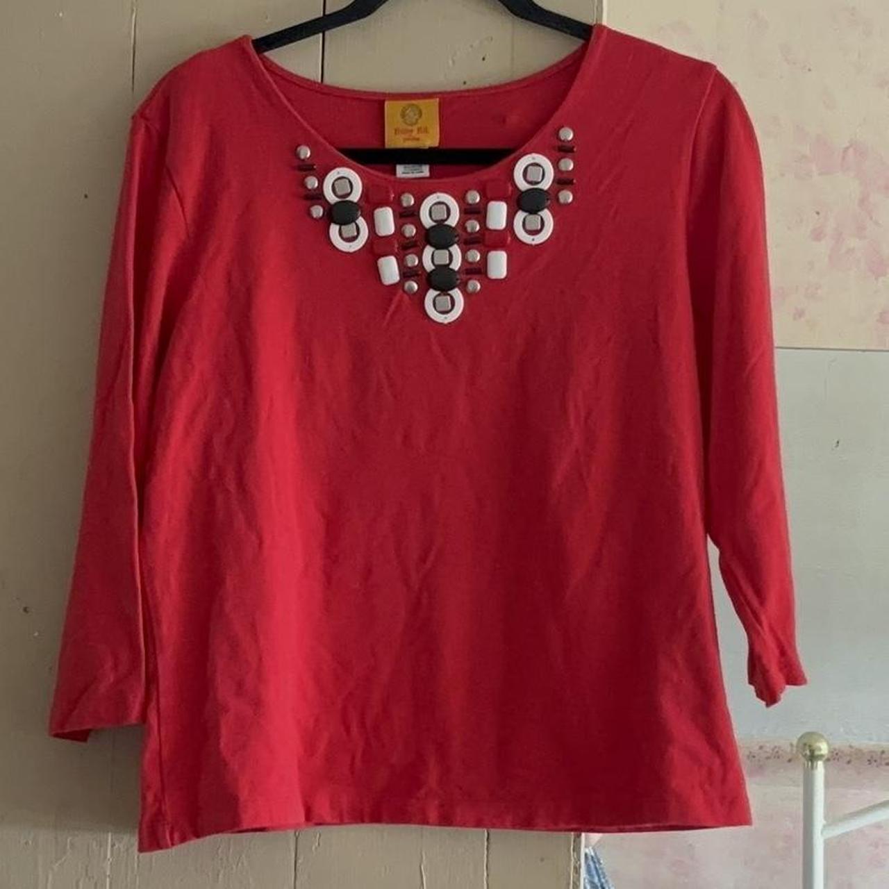 Ruby Rd. Women's Blouse - Red/Pink - L – Ruby Rd.… - image 1