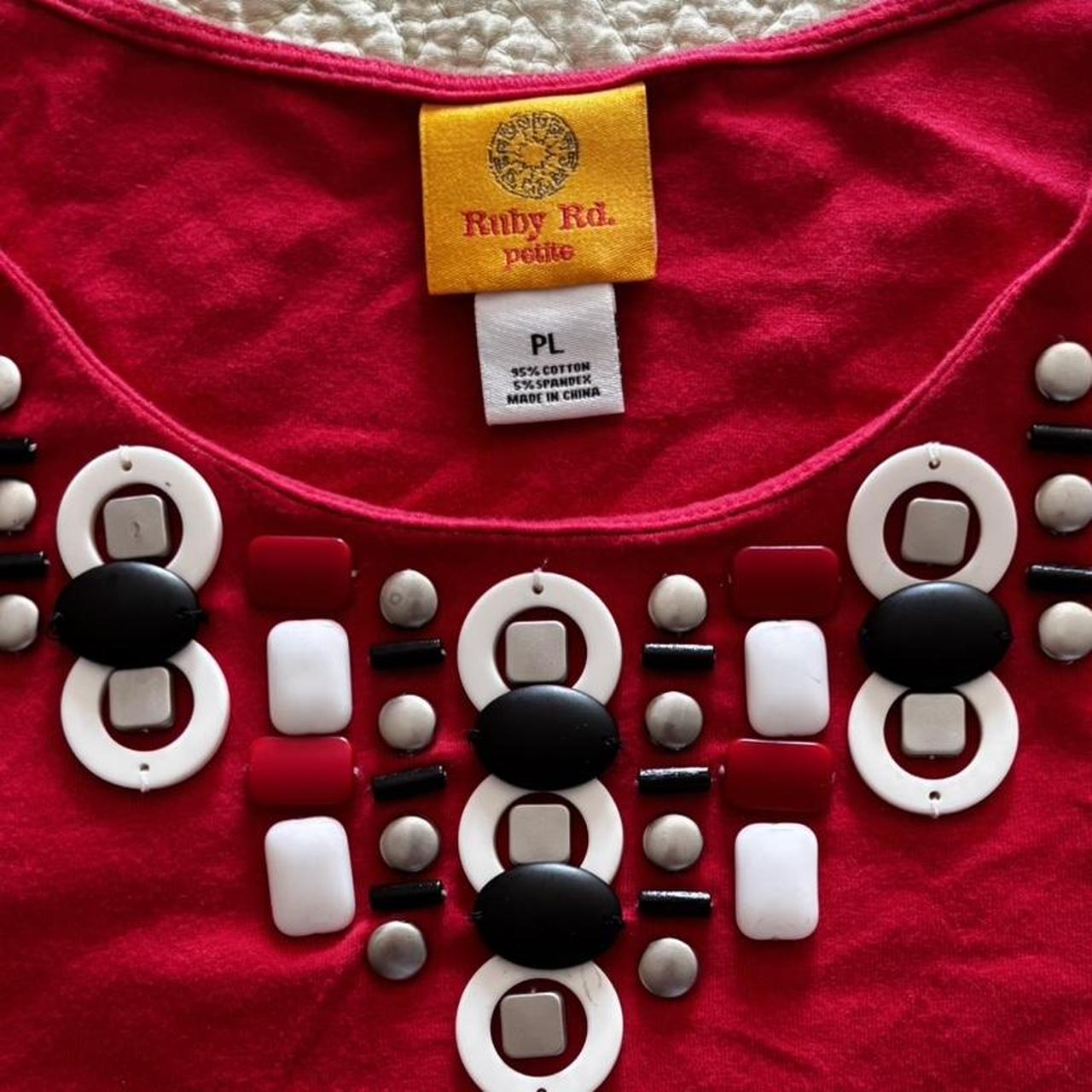 Ruby Rd. Women's Blouse - Red/Pink - L – Ruby Rd.… - image 3