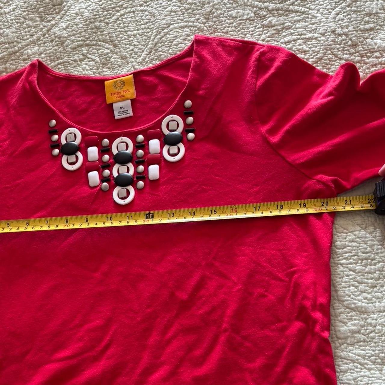 Ruby Rd. Women's Blouse - Red/Pink - L – Ruby Rd.… - image 6