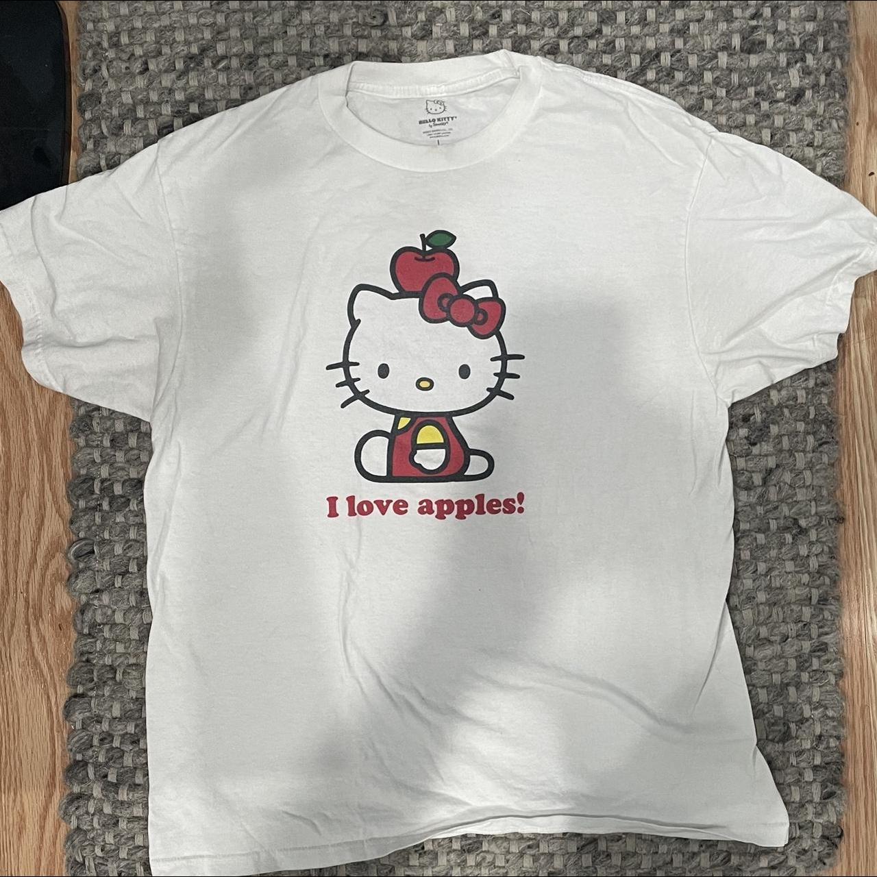 Neon Riot x Hello Kitty Apples White T-Shirt