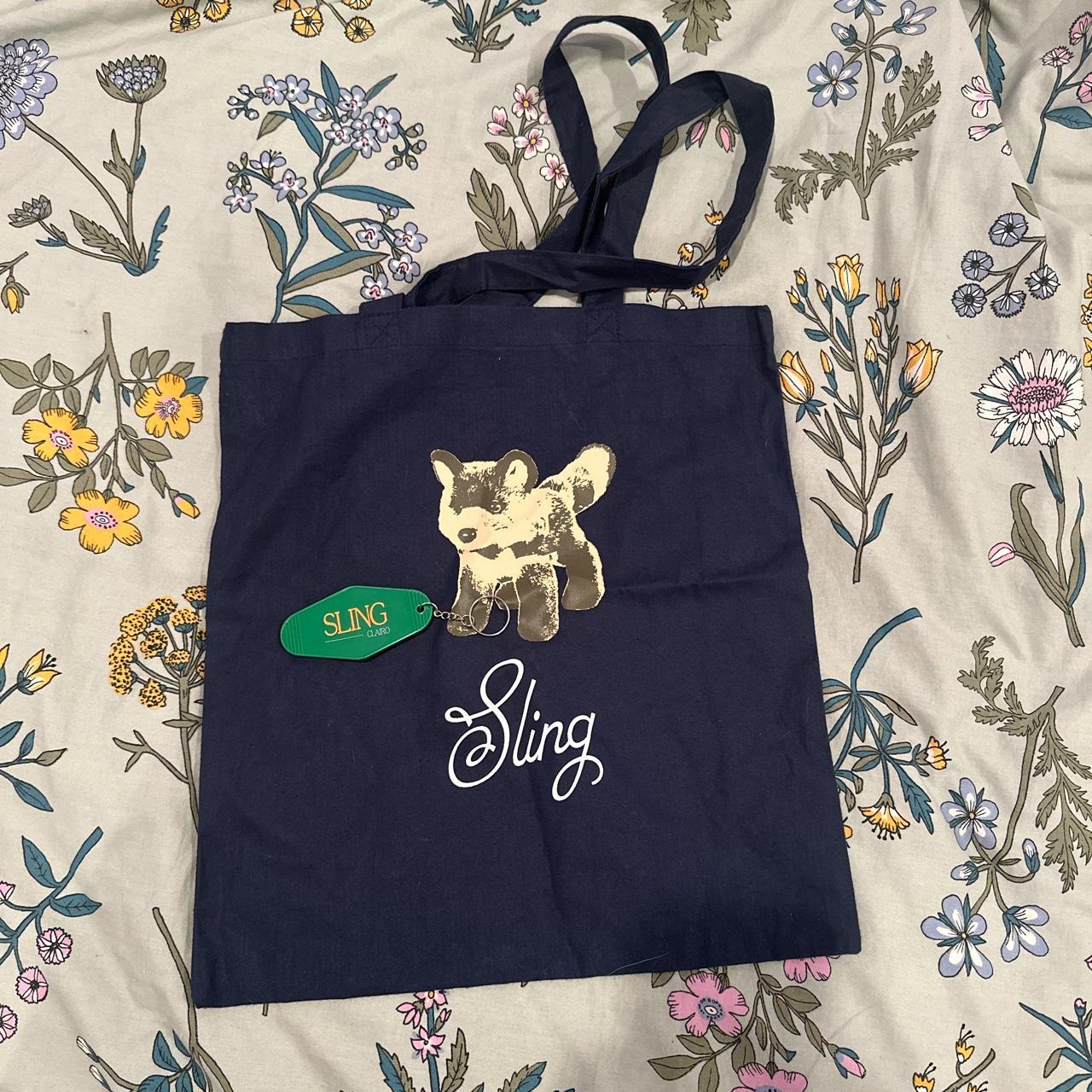 clairo sling tote bag, comes with keychain!! from... Depop