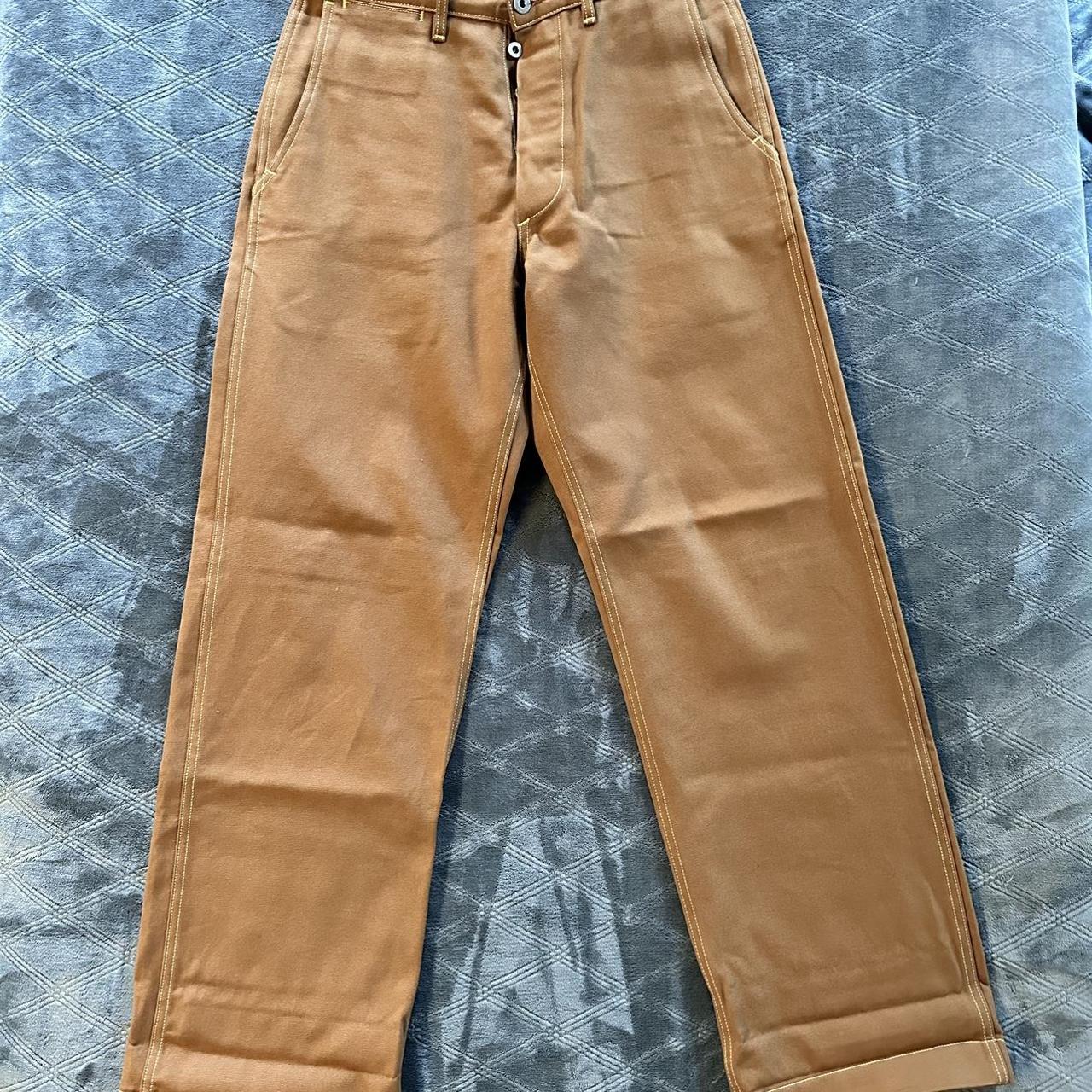 Men's Tan and Brown Trousers | Depop