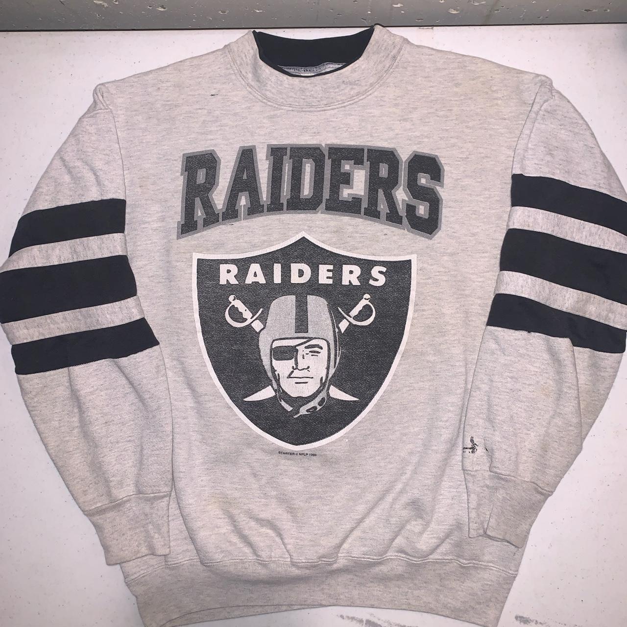 Men's Vintage Los Angeles Raiders Graphic Crew Sweatshirt, Men's Tops