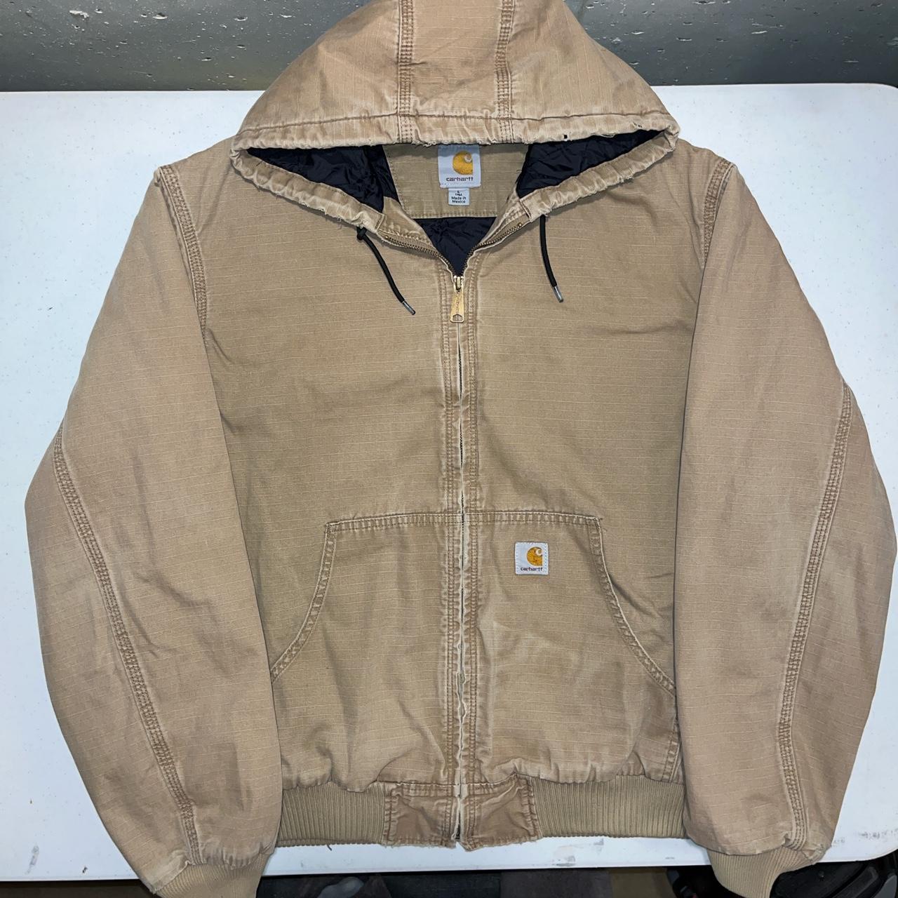 Vintage y2k Carhartt ripstop active style quilted... - Depop