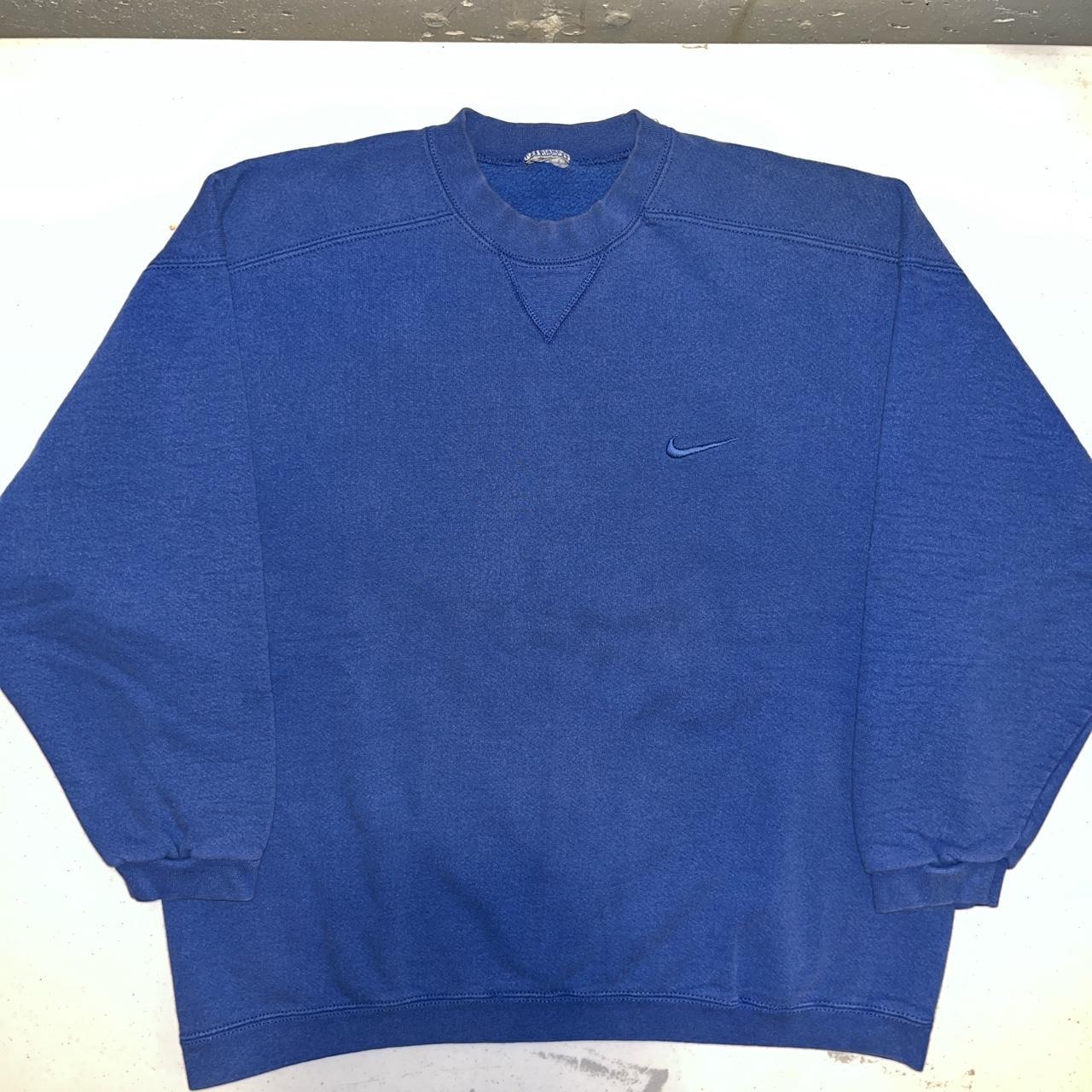 Faded blue nike sales sweatshirt