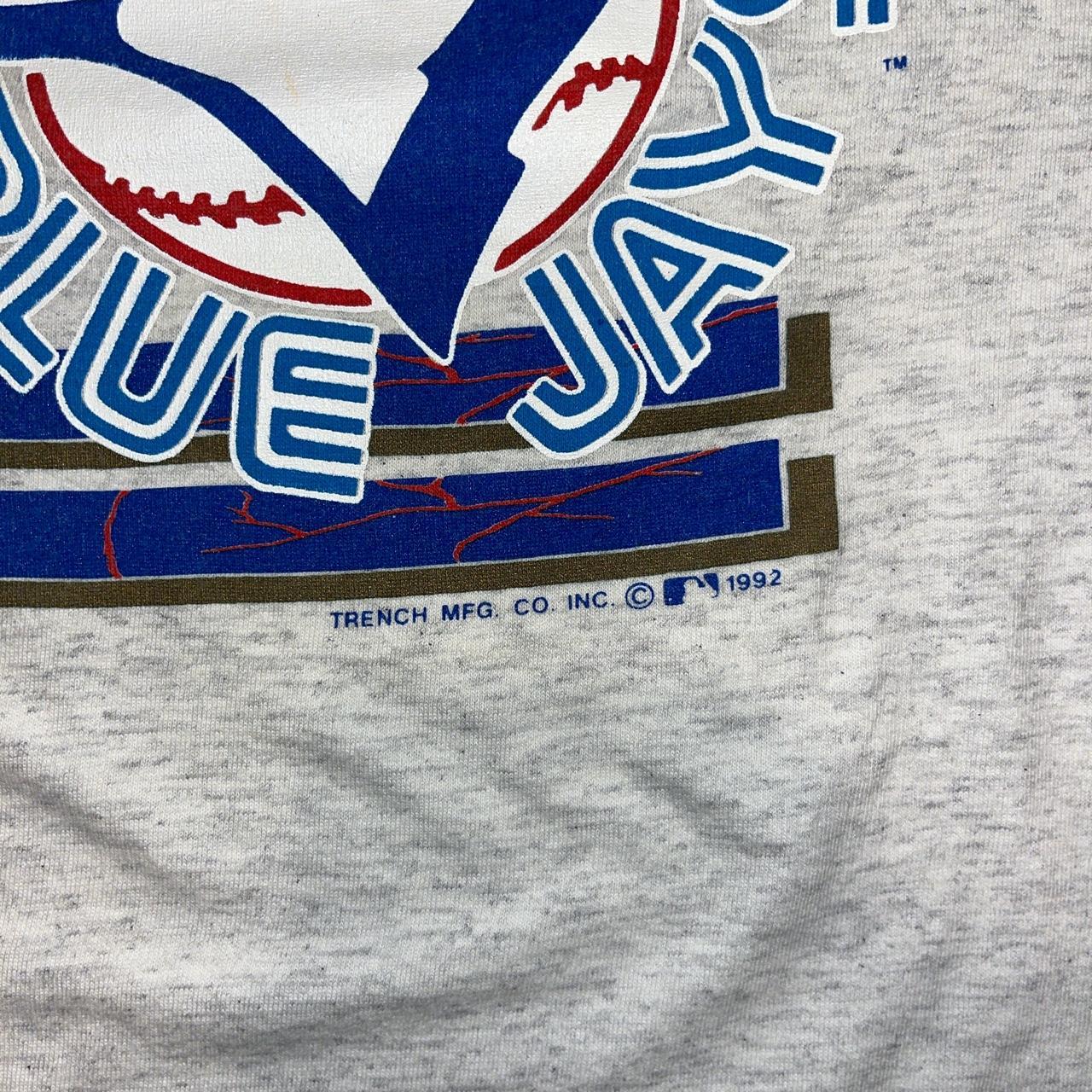 Vintage 90s Trench sports MLB Toronto Blue Jays 1992 - Depop