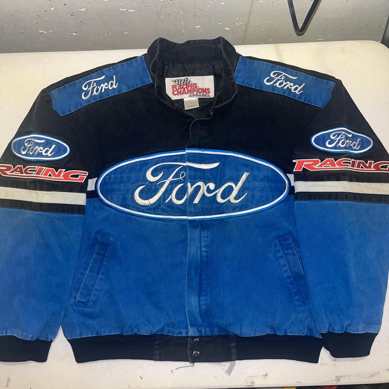 Womens racing champions 2025 nascar ford blue jacket