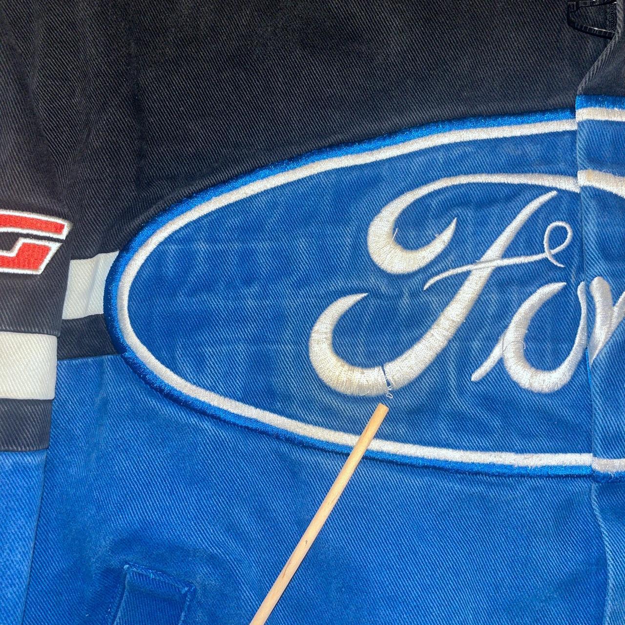 Vintage 90s NASCAR Champions Ford Racing patched | Depop