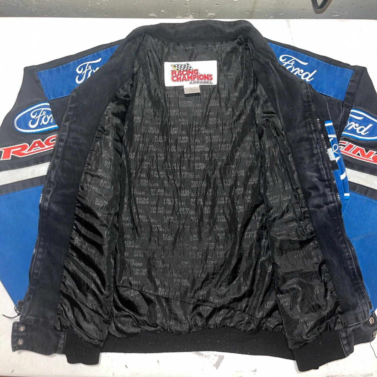 Vintage 90s NASCAR Champions Ford Racing patched | Depop