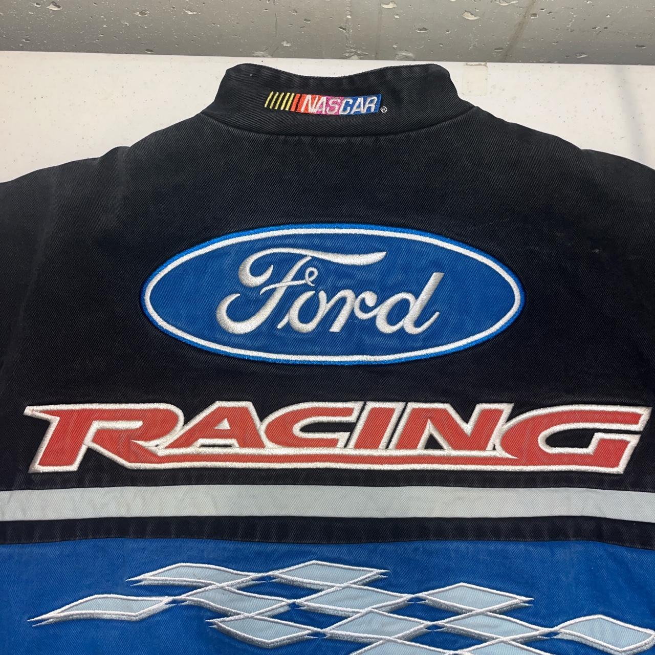 Nascar Men s Jacket Blue Black L