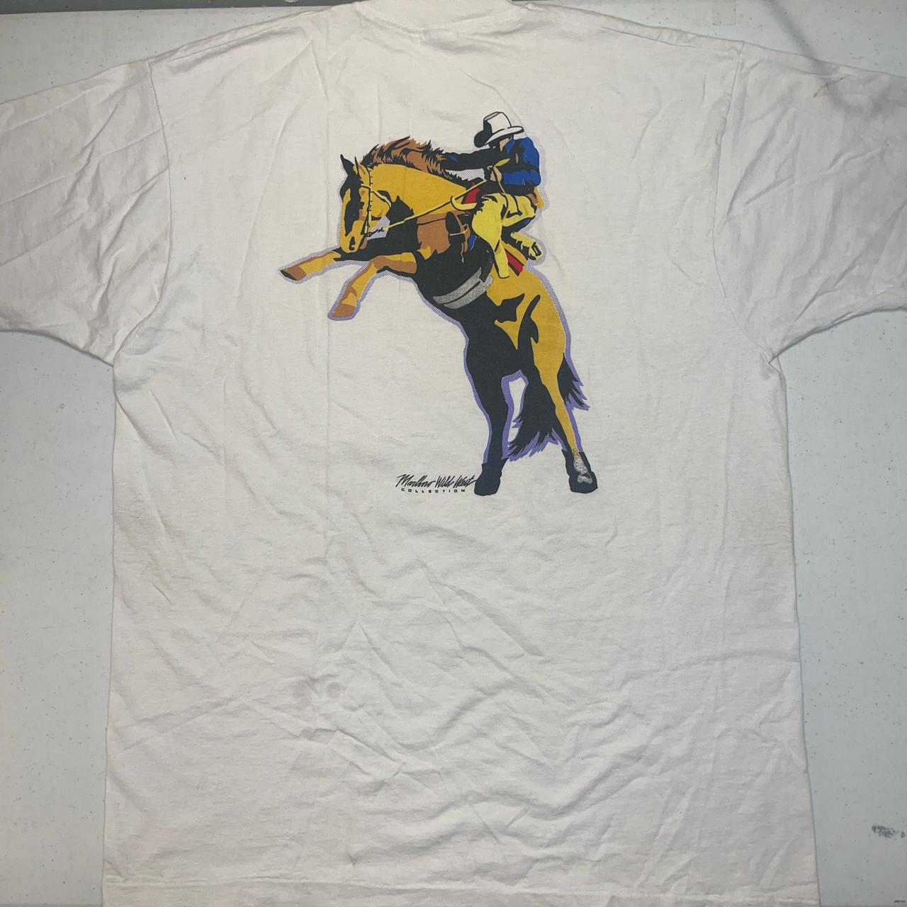 Vintage 90s Fruit of the Loom Marlboro Wild West | Depop