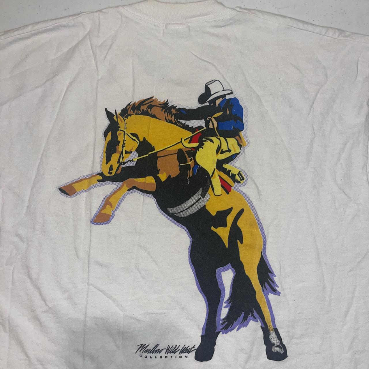 Vintage 90s Fruit of the Loom Marlboro Wild West | Depop