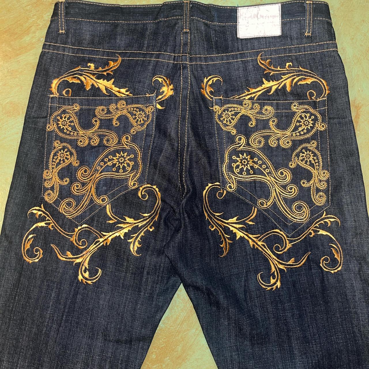 Vintage y2k Red Ape Authentic cyber grunge gold | Depop