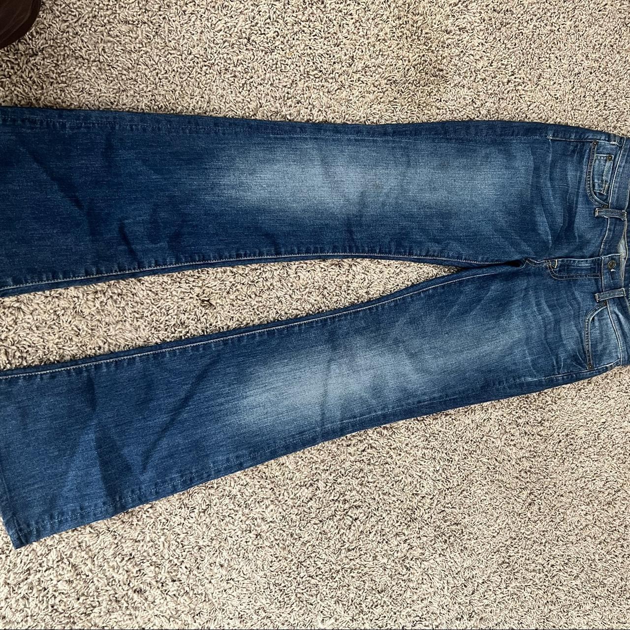 7 For all mankind Like new barely worn Size 27 - Depop