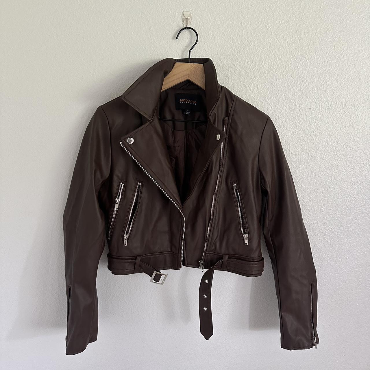 Ambiance apparel leather jacket hotsell