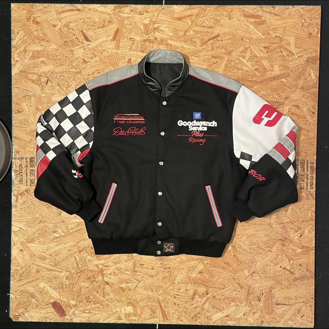 Dale earnhardt leather clearance jacket