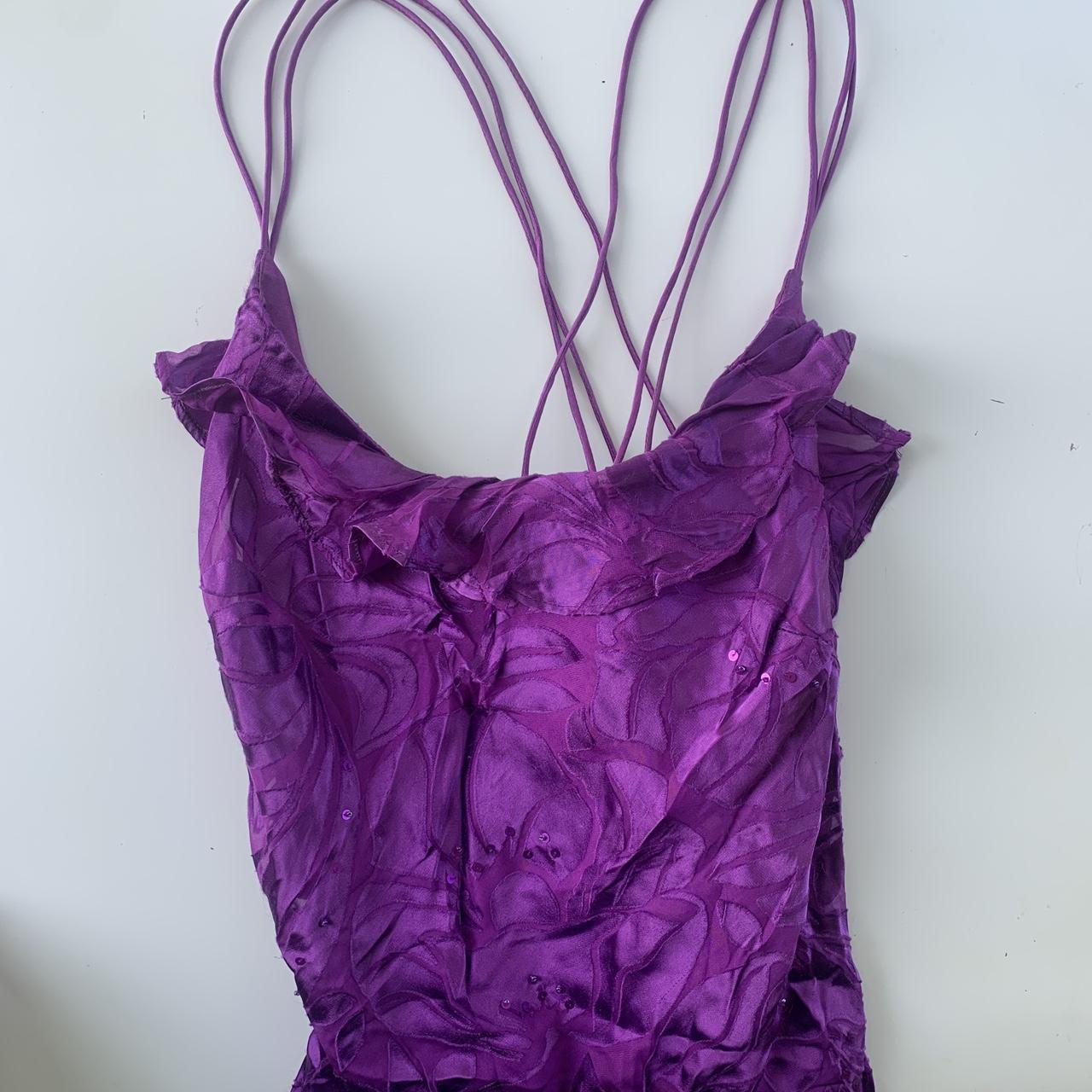Monsoon Women's Purple Dress | Depop