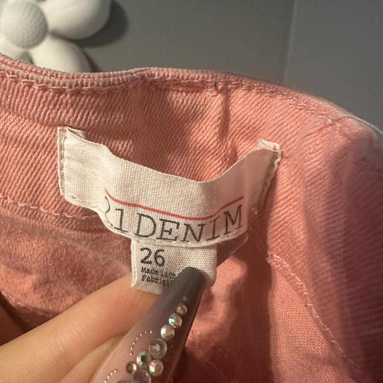 Cute simple baby pink shorts flatters your behind... - Depop