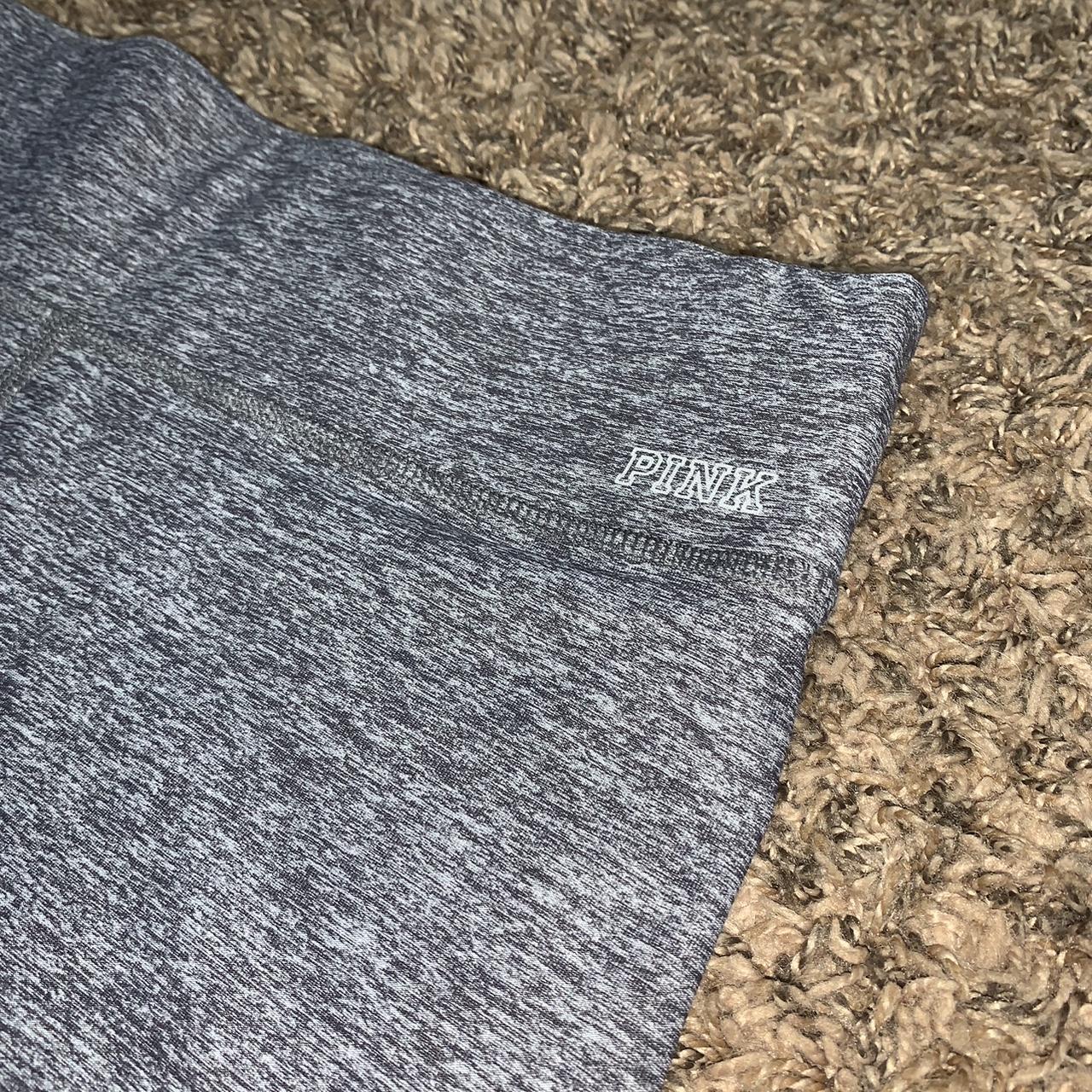 Victorias Secret Pink, Grey Spandex Shorts. These... - Depop