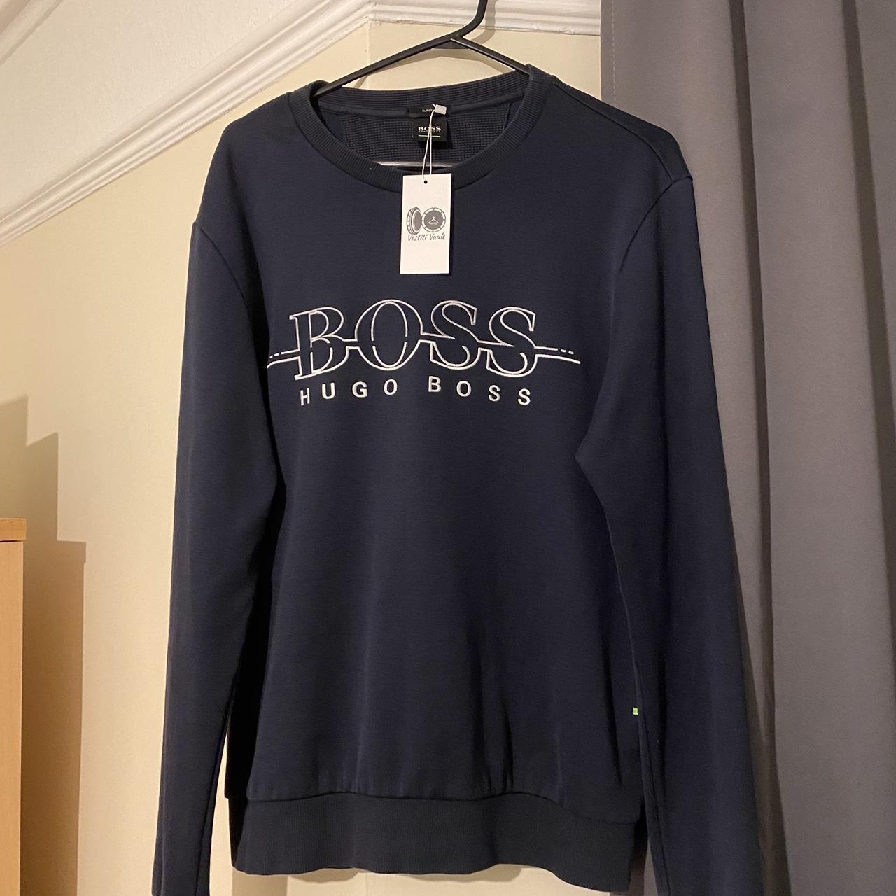 Hugo Boss jumper, Blue 💙 Size SM perfect condition... Depop