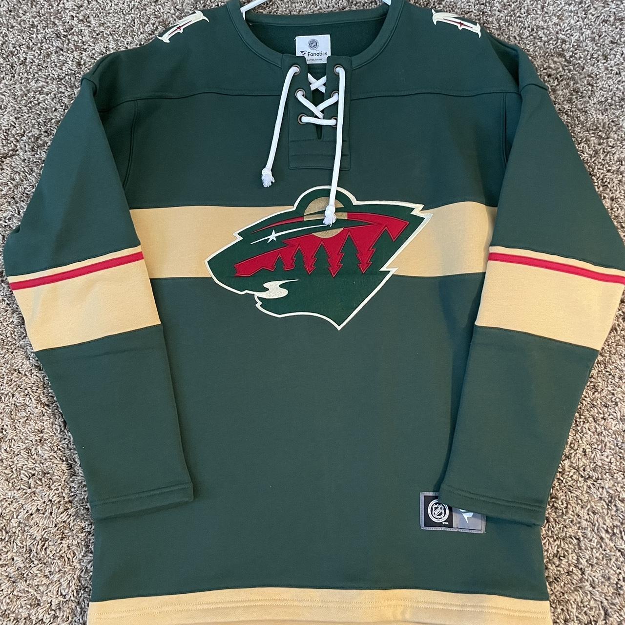 Minnesota Wild NHL hockey jersey style hoodie - Depop