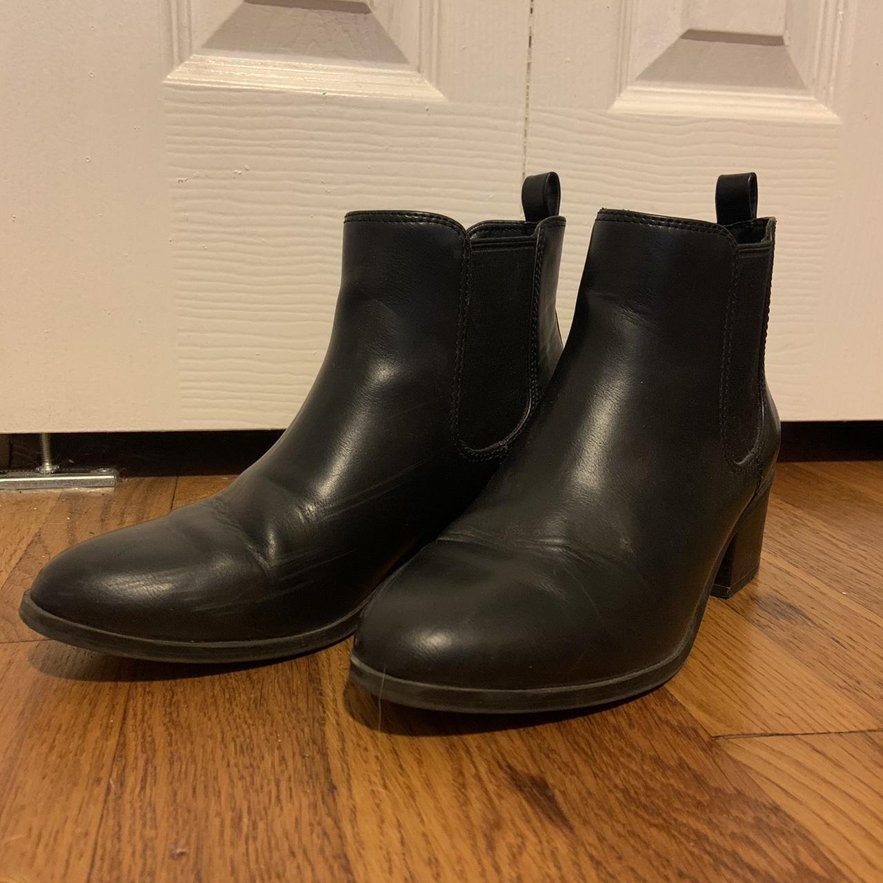 Target Women's Black Boots Depop