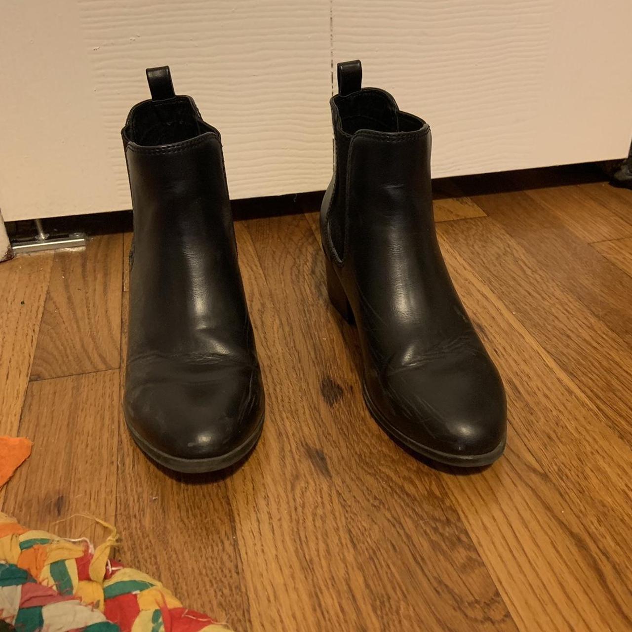 Target Women's Black Boots Depop