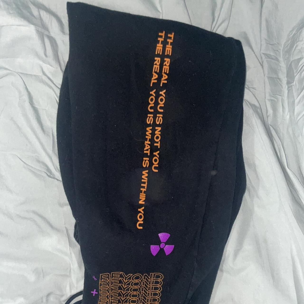 Zumiez Women's Black and Orange Joggers-tracksuits