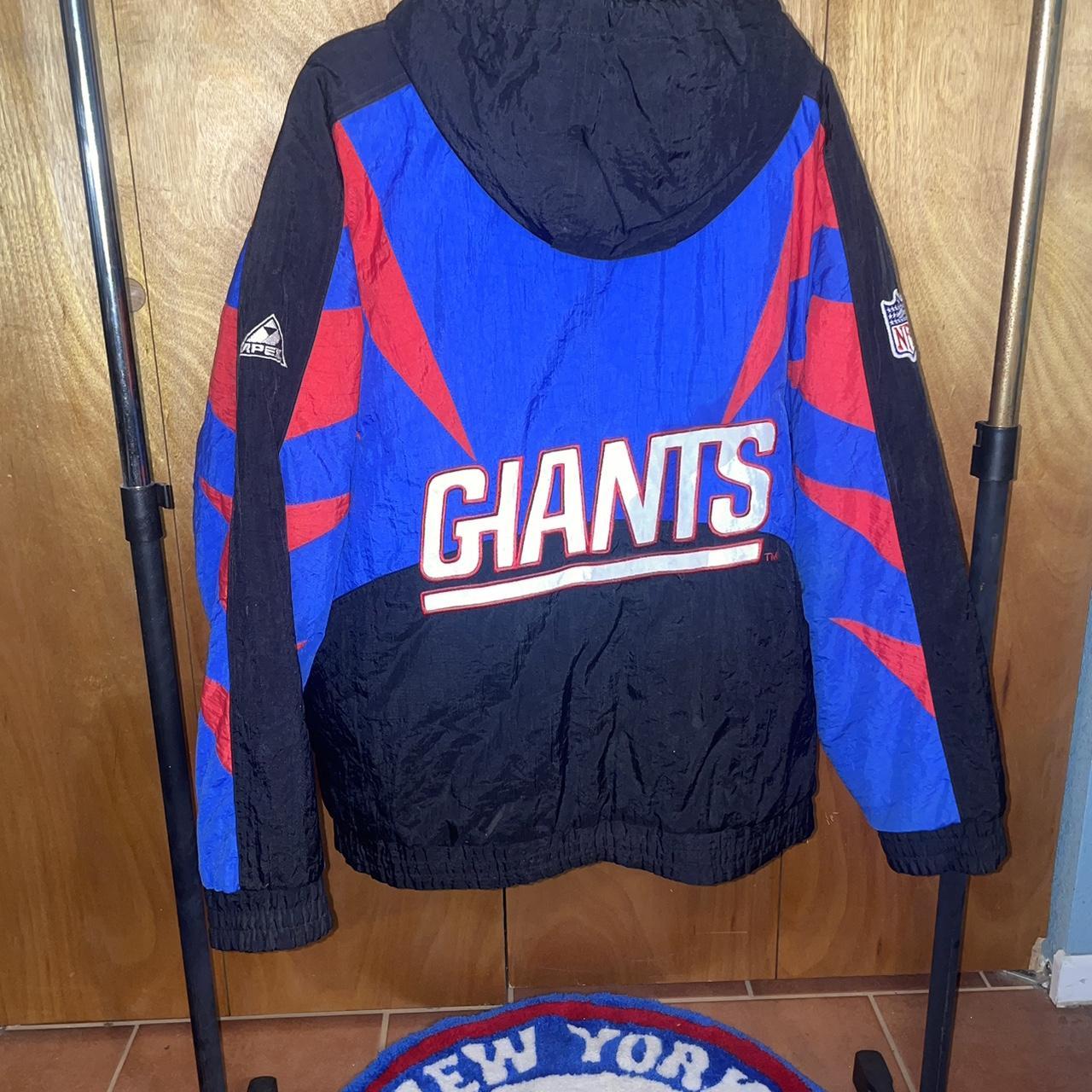 NY Giants vintage jacket Size L #nygiants #vintage - Depop