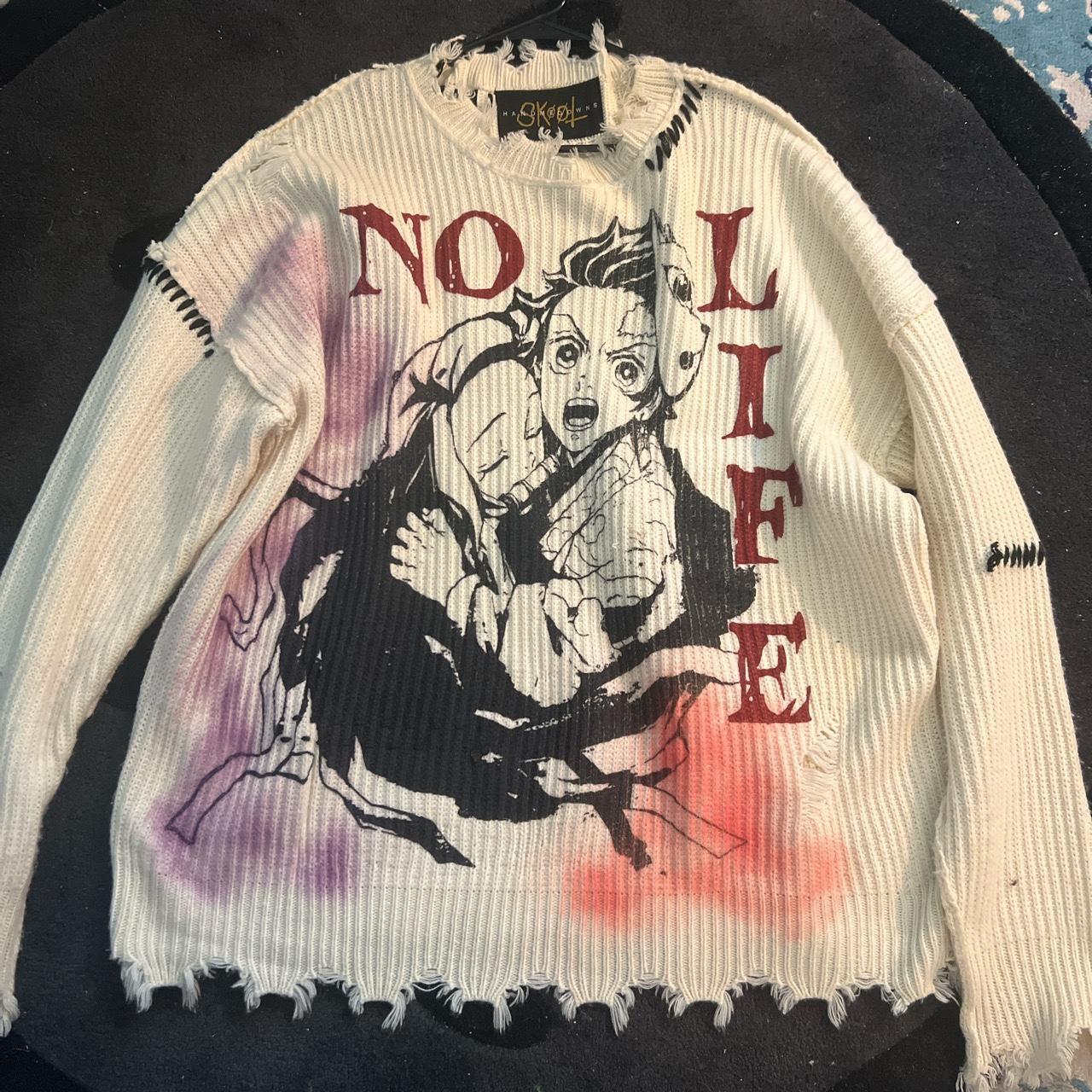 Skoot Apparel Sweater - Demon Slayer Oversized... - Depop