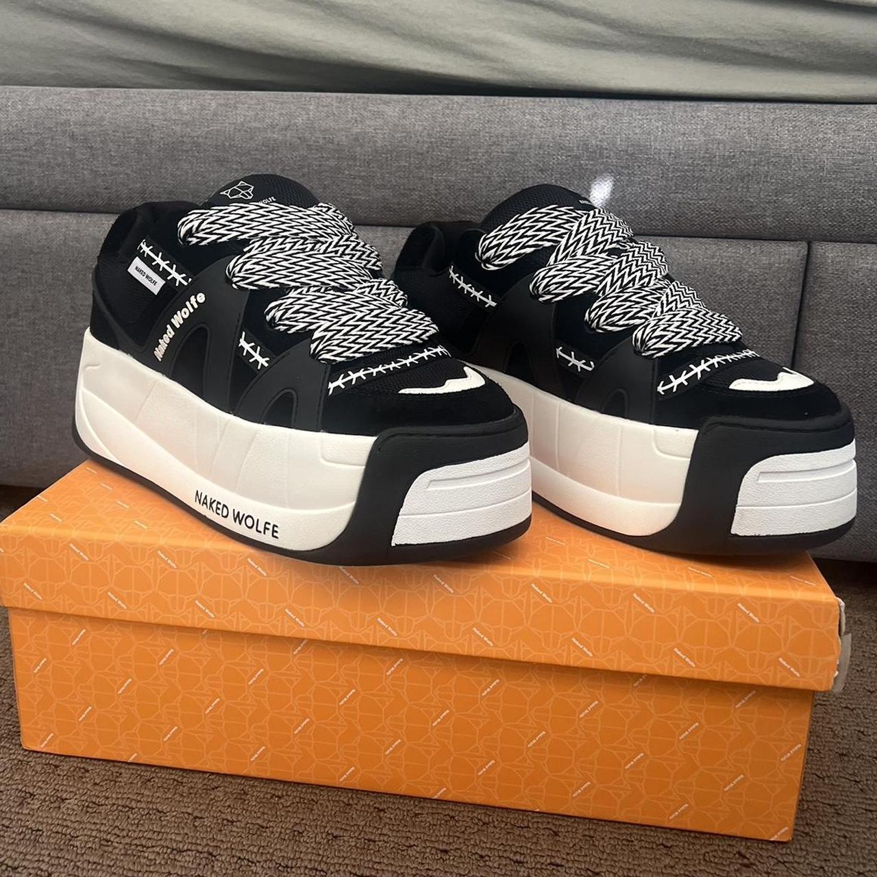 NAKED WOLFE SLIDER BLACK SNEAKERS SIZE EU 40 (Can | Depop