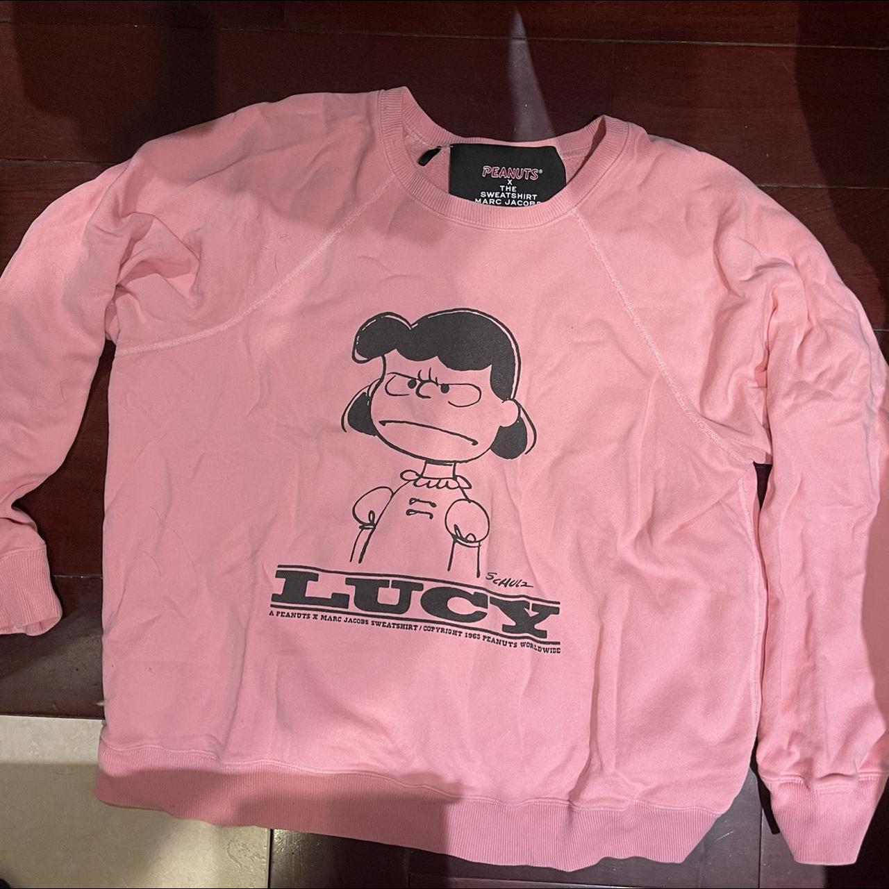 Marc Jacobs Women's Pink Sweatshirt | Depop