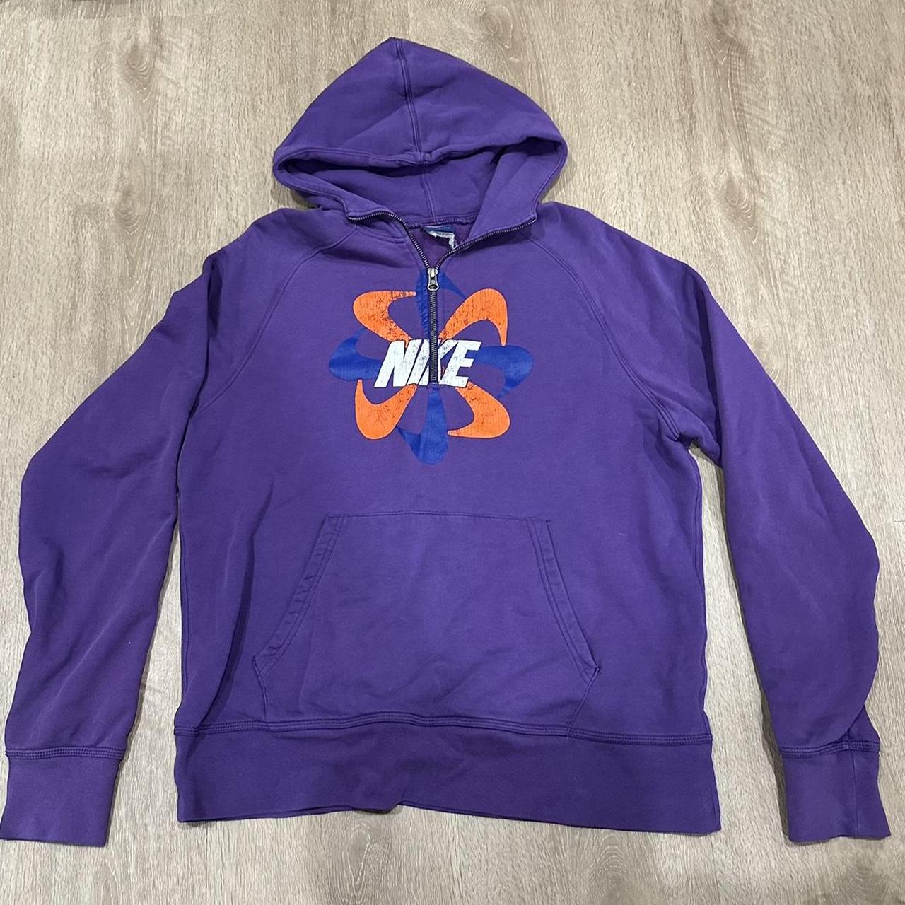 purple and orange nike hoodie