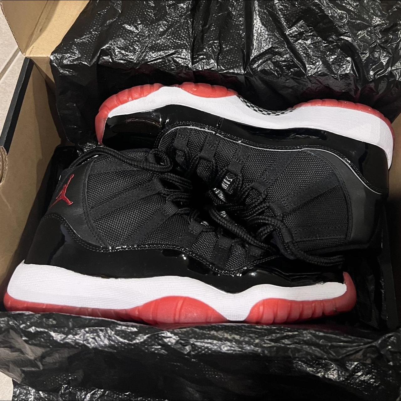 Jordan 11 Bred GS M 6.5/ W 8 - Depop