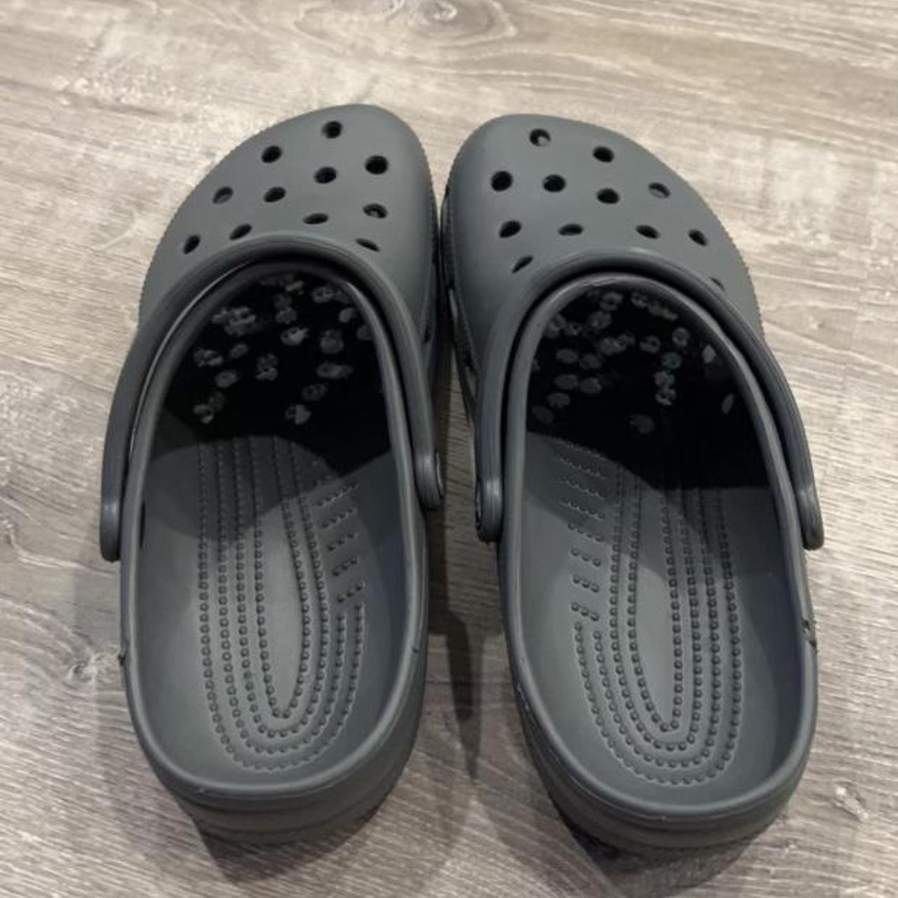 Crocs Barely worn but do have a little tiny scratch... - Depop